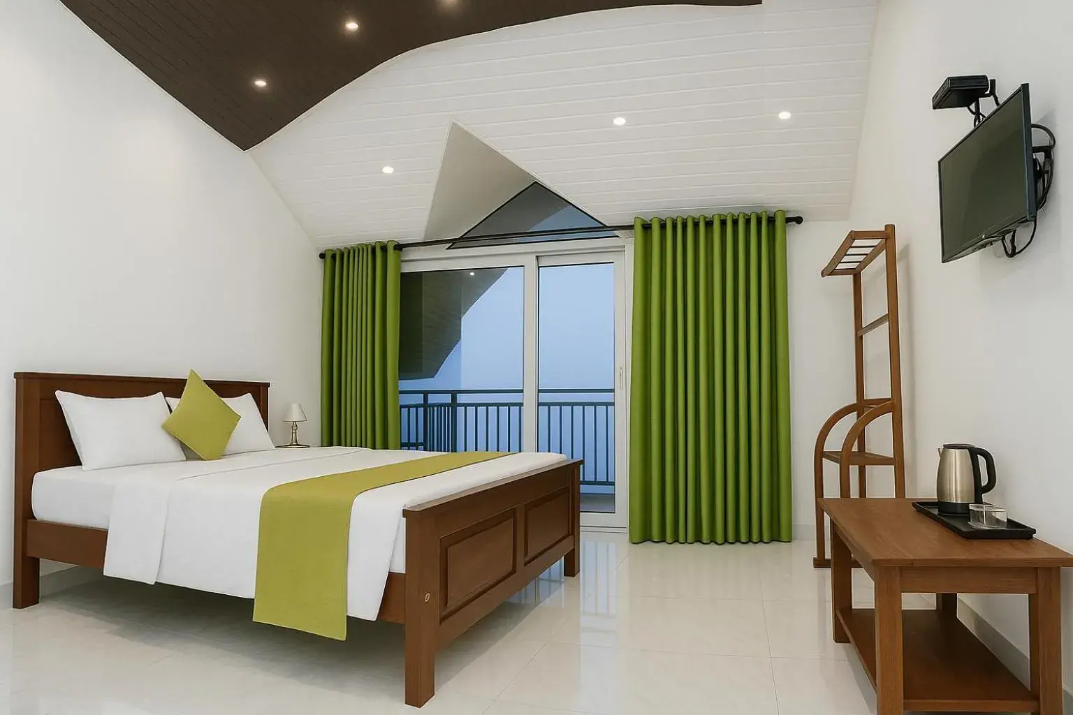 Deluxe Double or Twin Room in White City Villa Deluxe Double or Twin Room in White City Villa