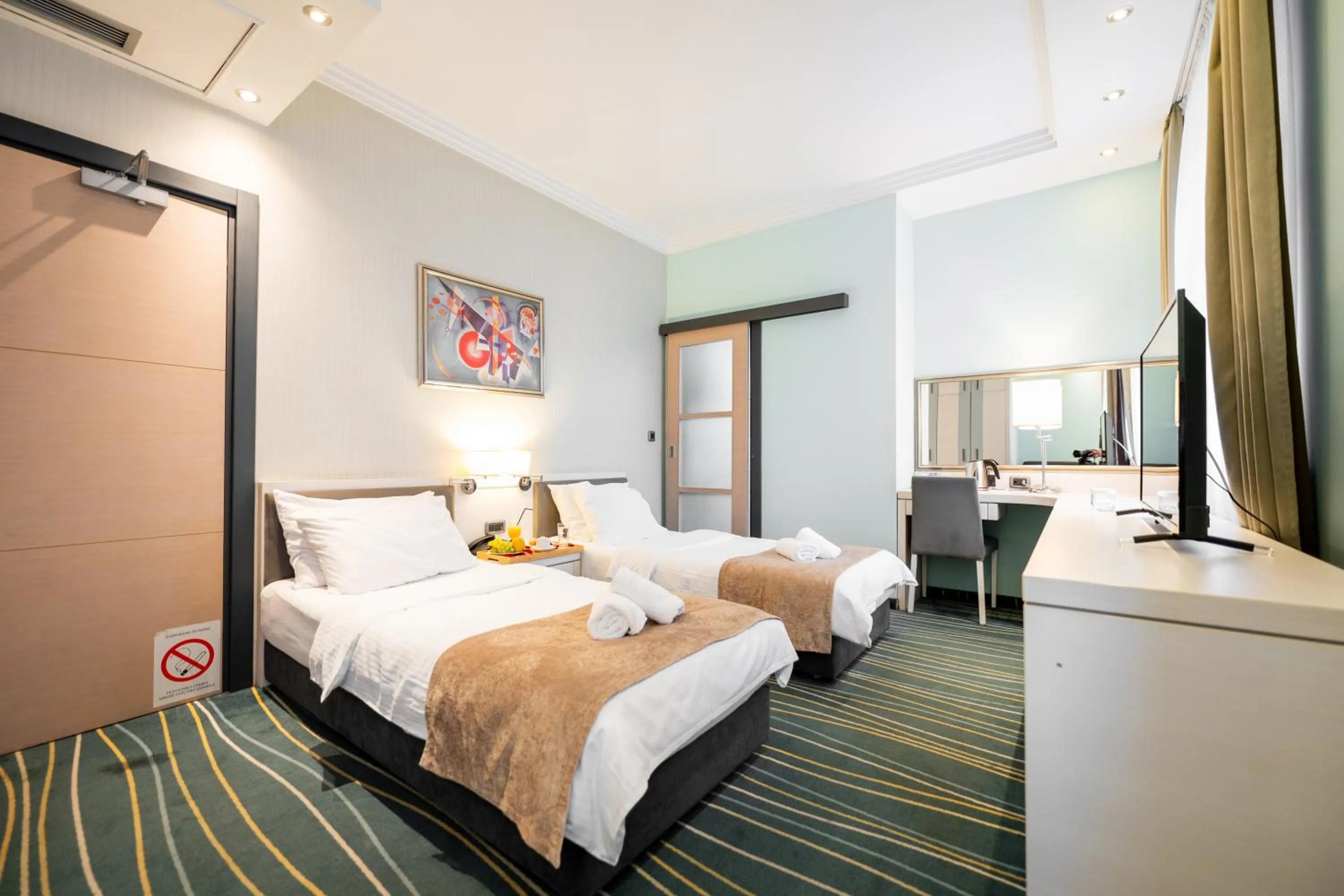 Bed in Kopernikus Hotel Prag