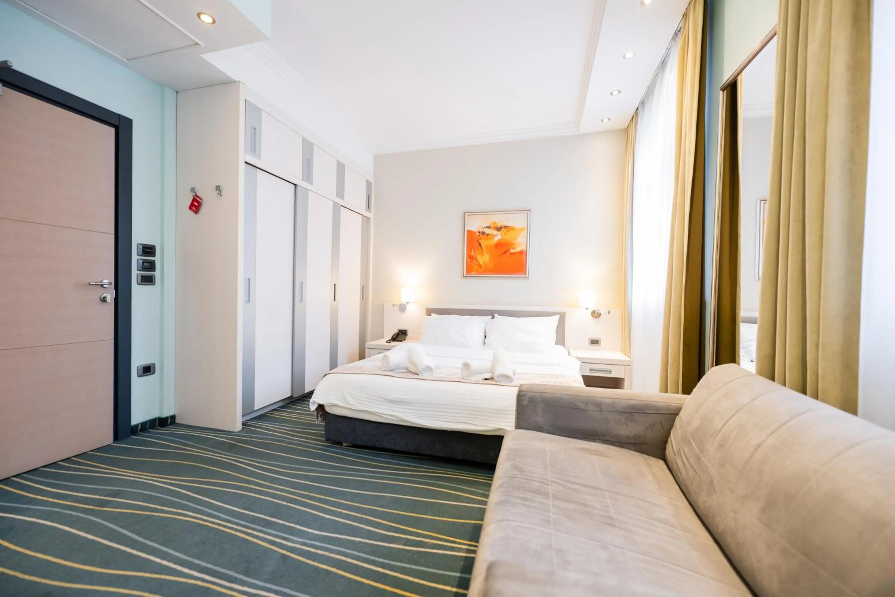 Bed in Kopernikus Hotel Prag