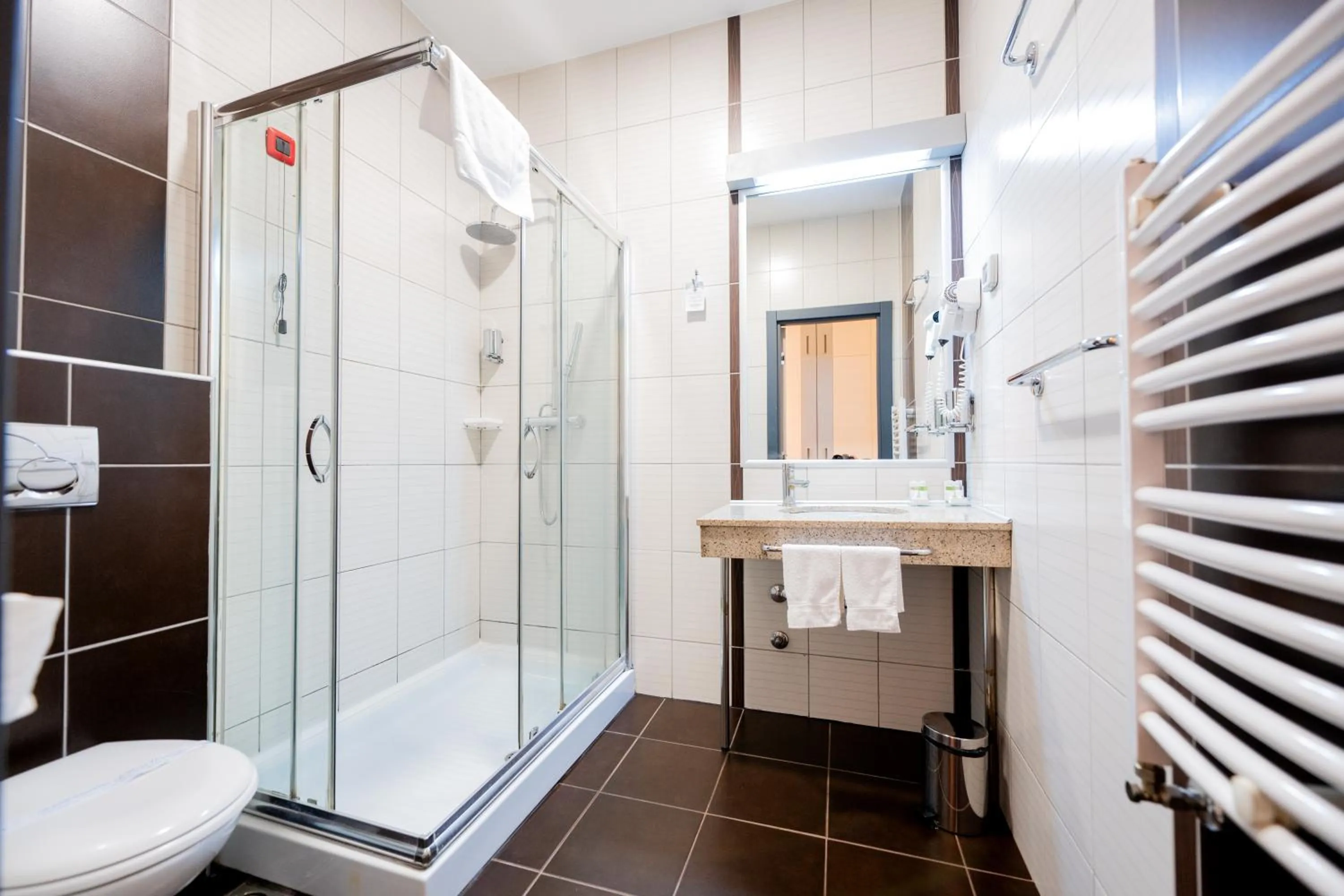 Shower in Kopernikus Hotel Prag