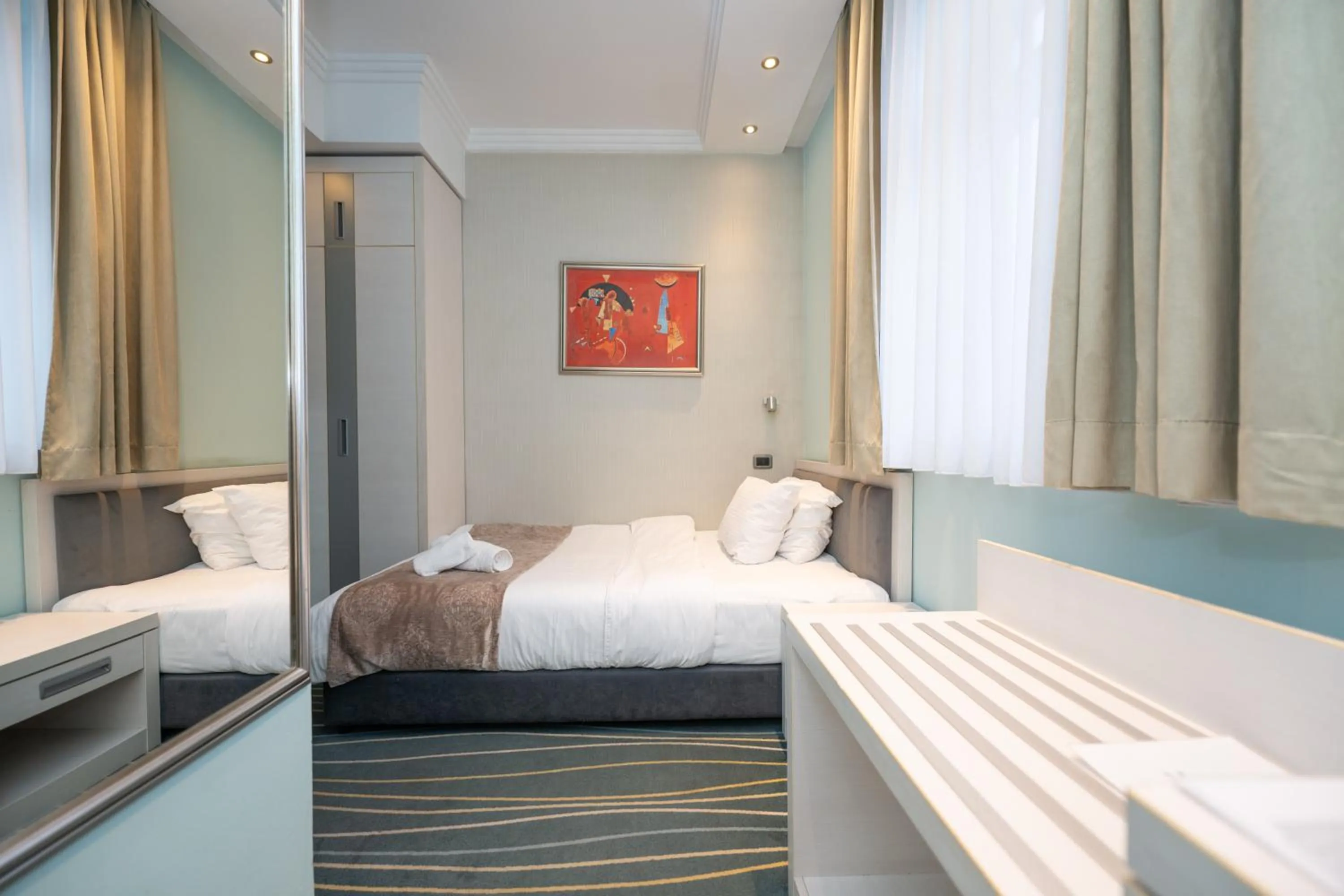 Bed in Kopernikus Hotel Prag