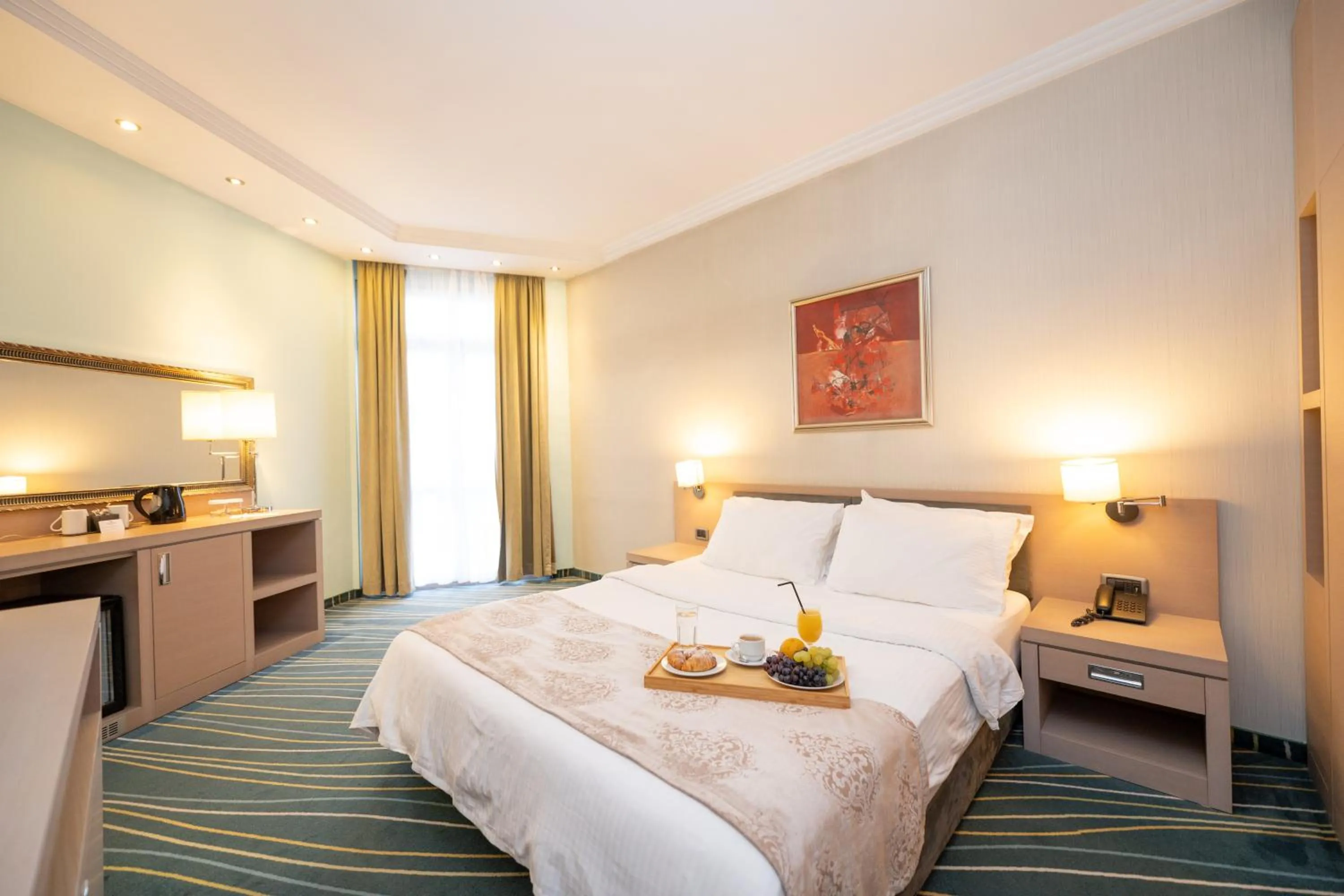 Bed in Kopernikus Hotel Prag