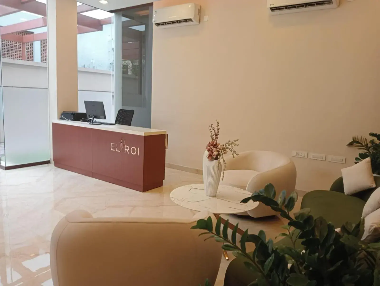 Lobby or reception in Celesto Luxury Residences by Chakola’s Hospitality Lobby or reception in Celesto Luxury Residences by Chakola’s Hospitality