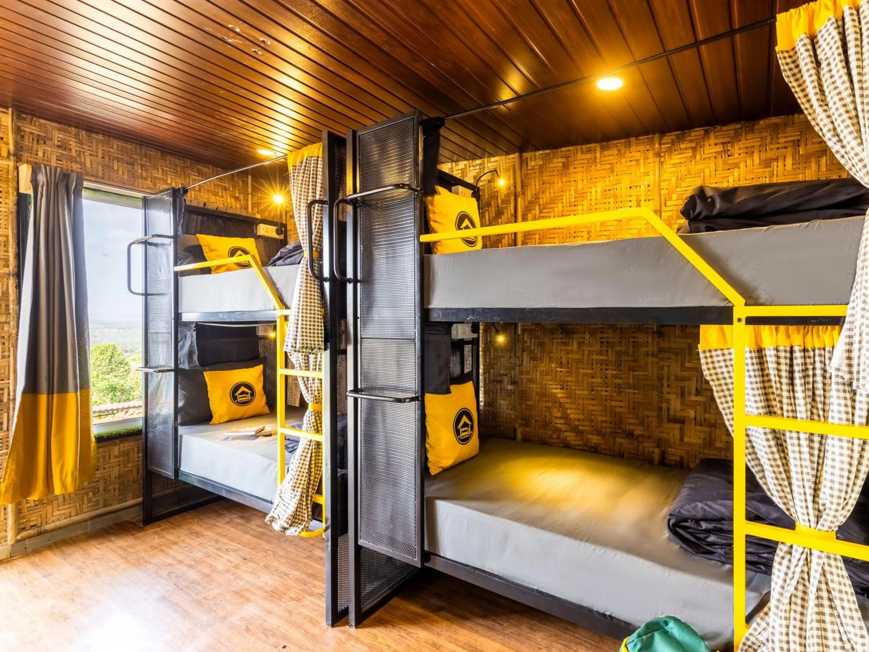 Bed in The Hosteller Bhandardara