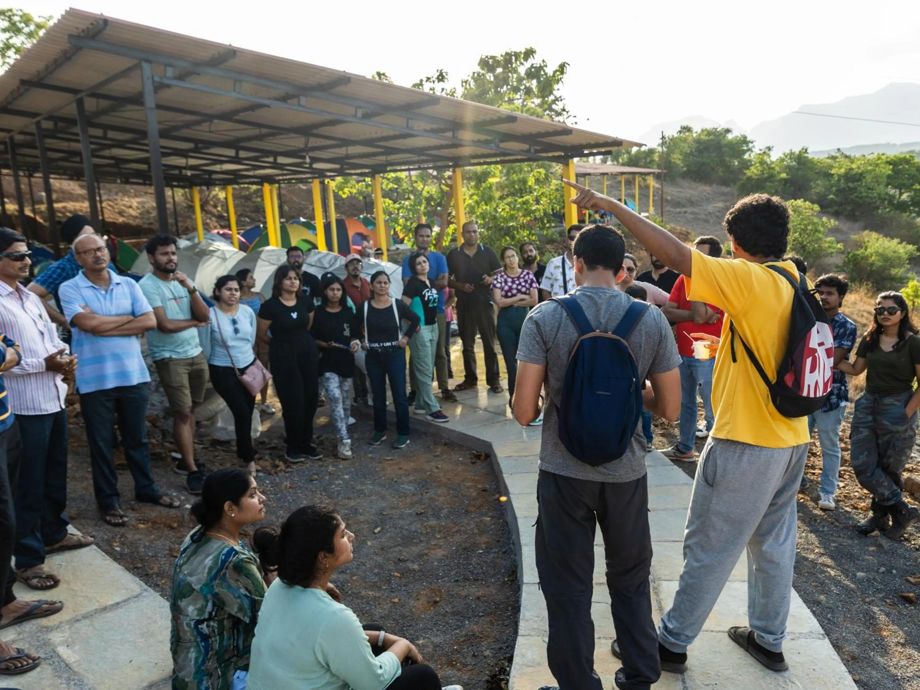 People in The Hosteller Bhandardara