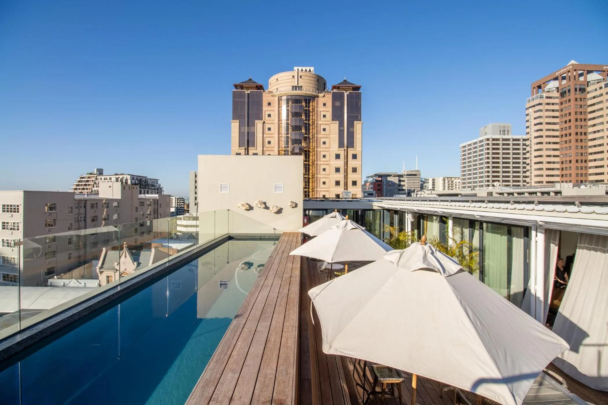 Swimming pool in The Barracks Apartments