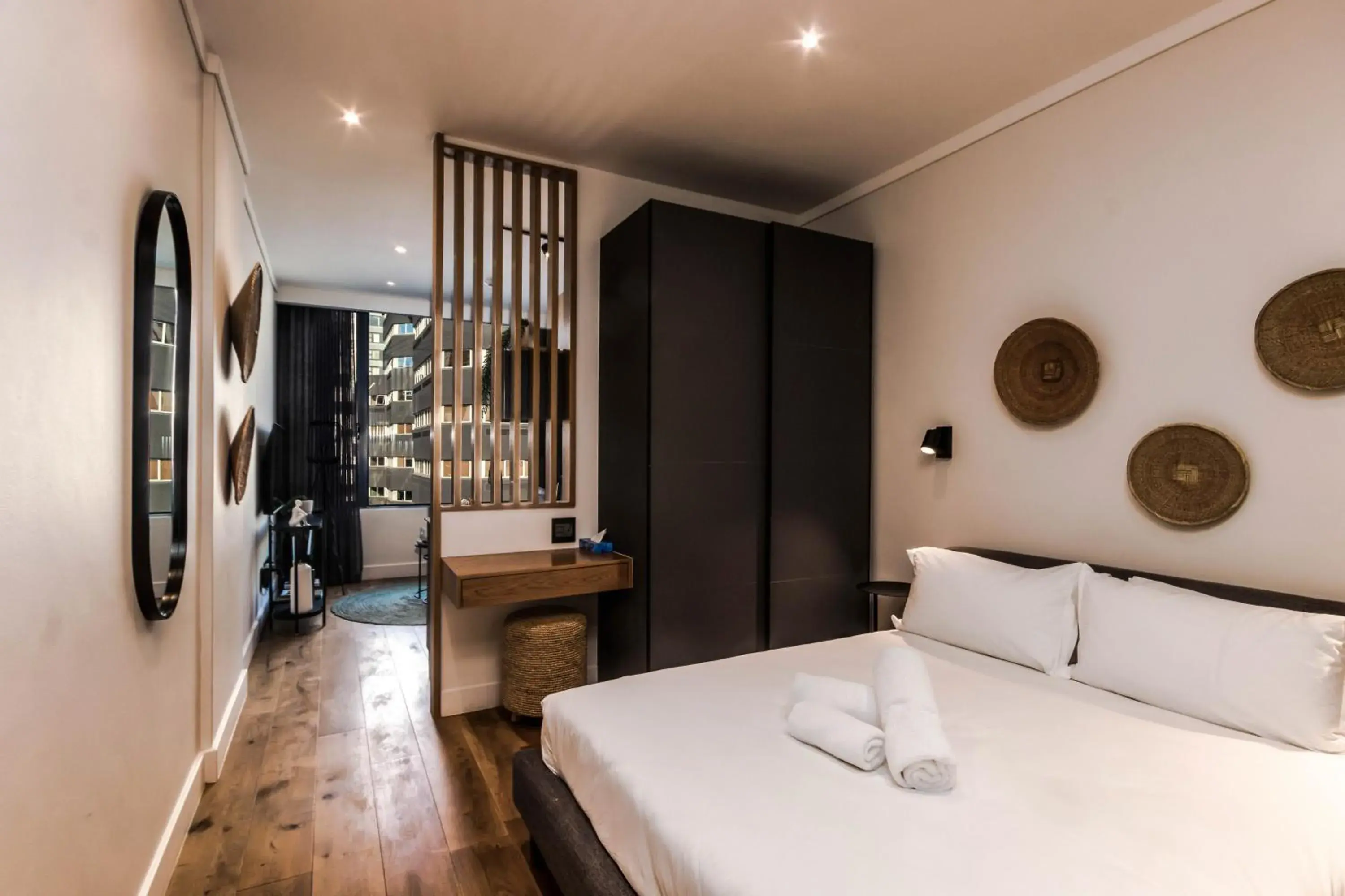 Bedroom, Bed in The Barracks Apartments Bedroom, Bed in The Barracks Apartments