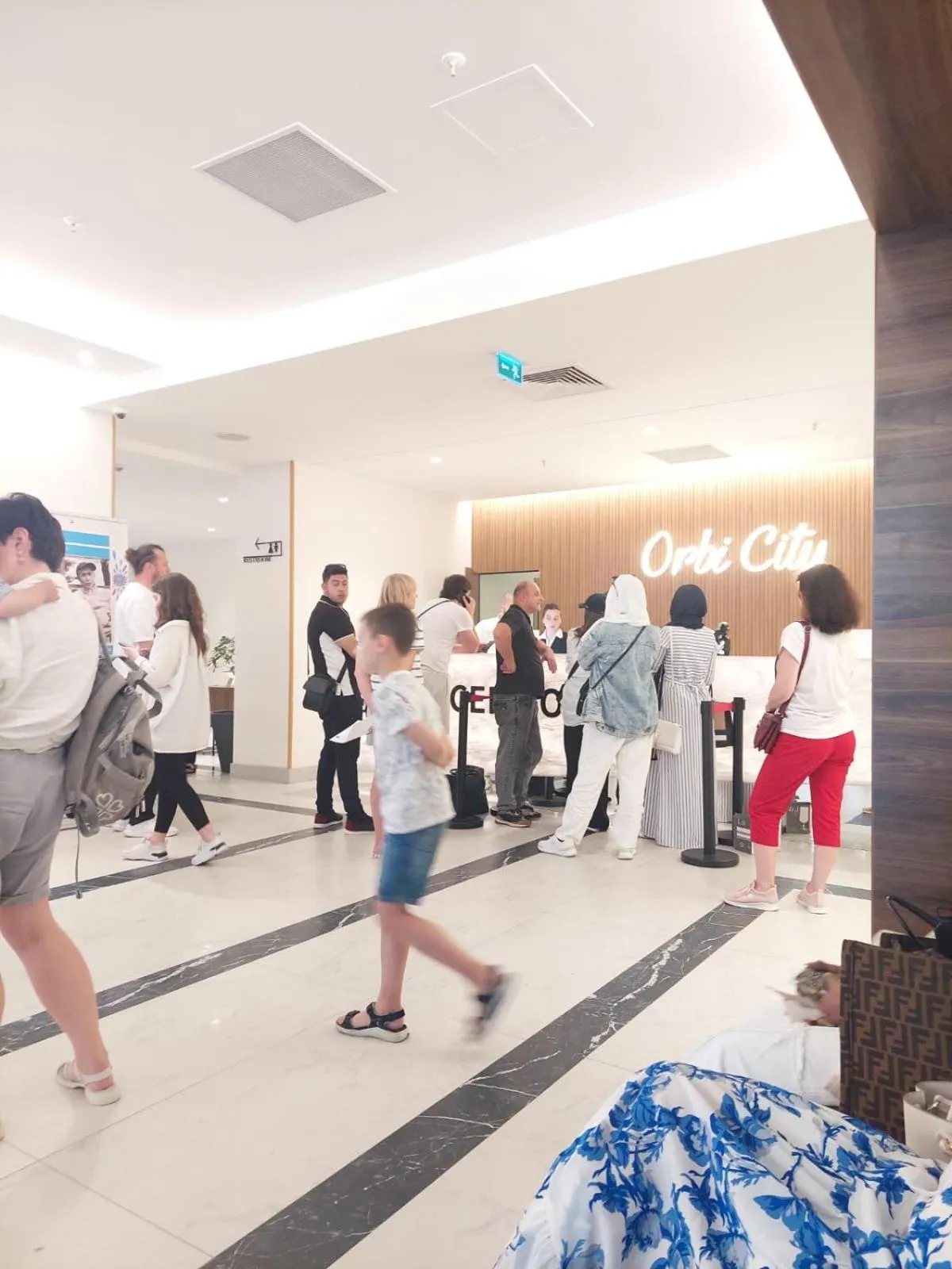 Lobby or reception in Orbi City A - C - D