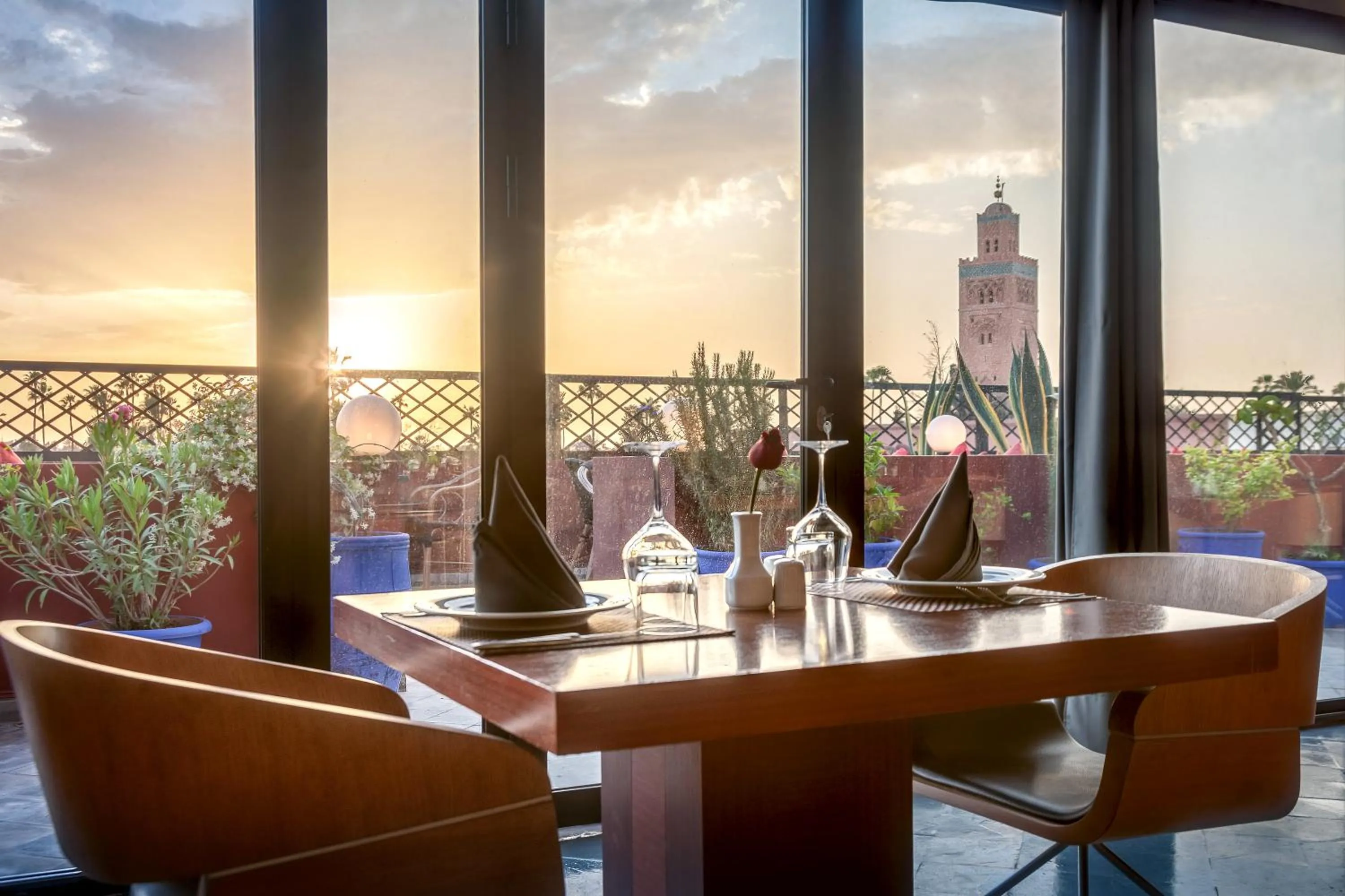 Restaurant/places to eat in Riad Marrakech By Hivernage