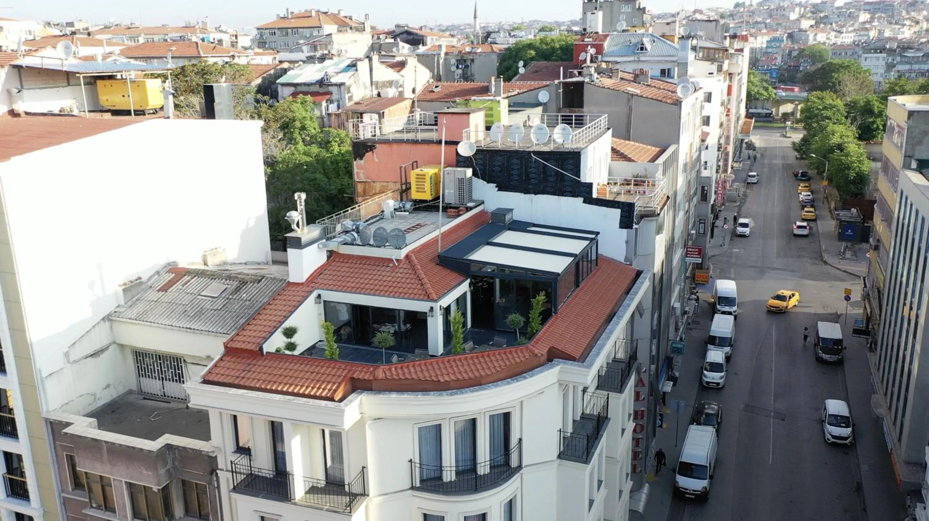 City view in Bellezza Hotel