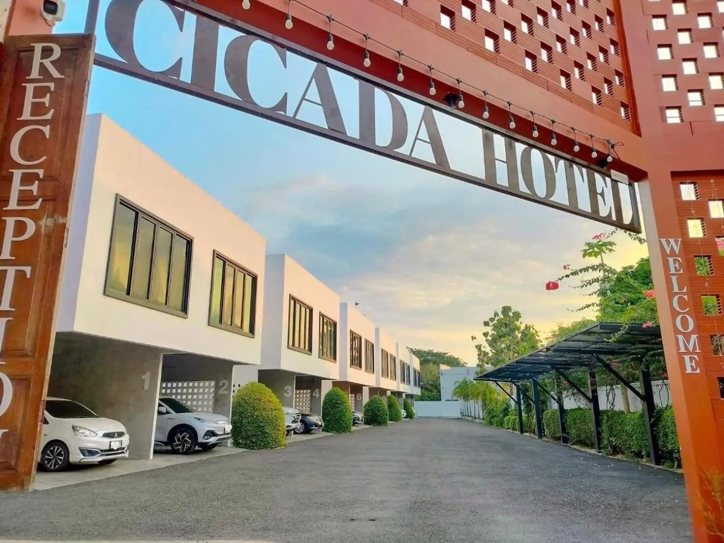 Property building in Cicada Hotel Kanchanaburi