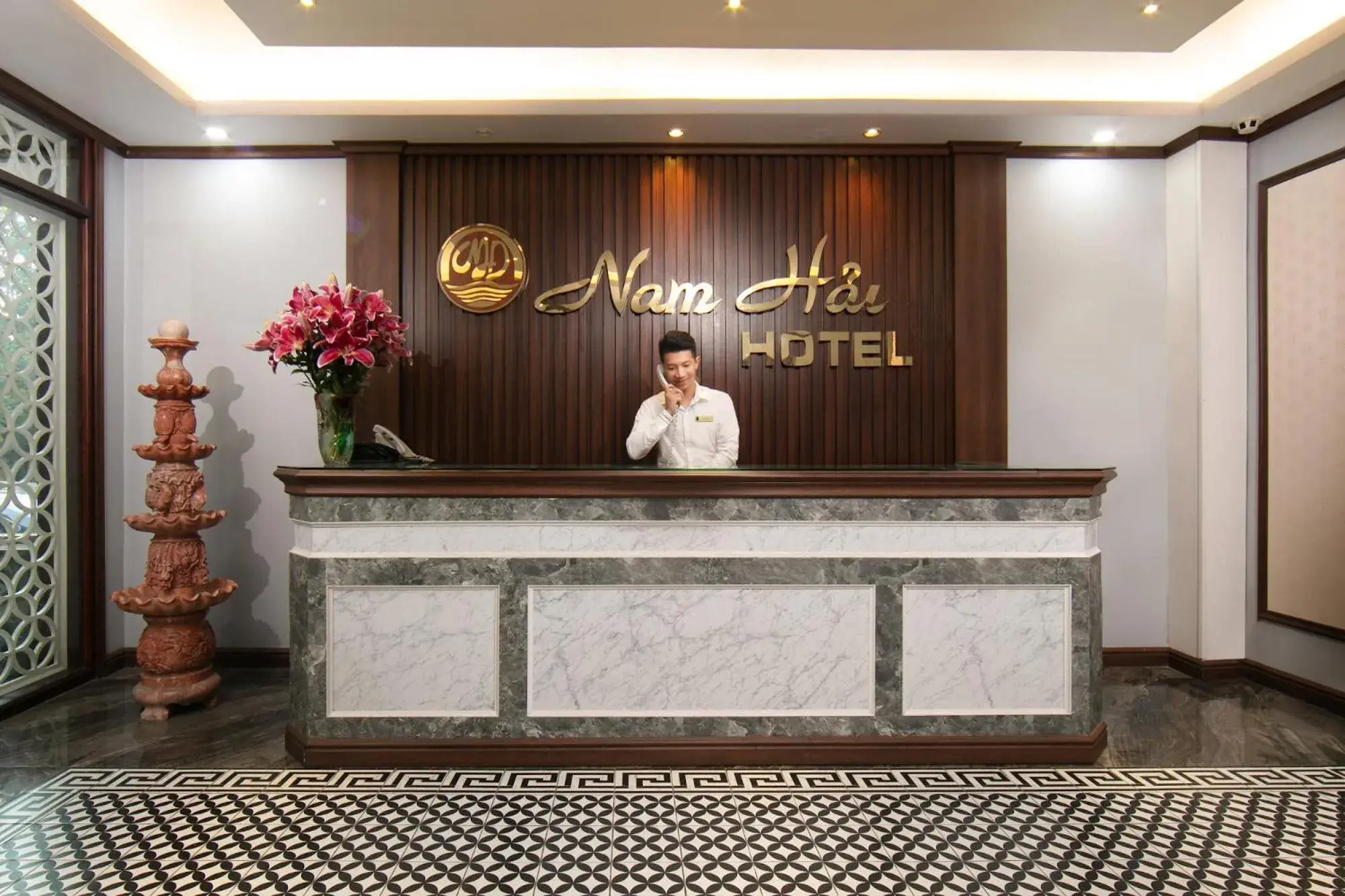 Lobby or reception in Nam Hai Hotel Lobby or reception in Nam Hai Hotel