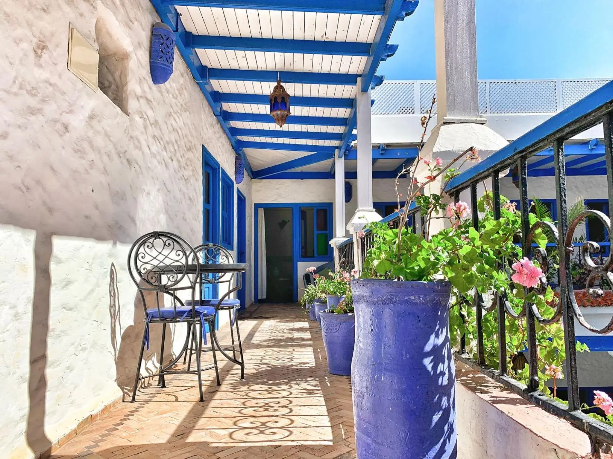 Balcony/Terrace in Riad Al Madina Balcony/Terrace in Riad Al Madina