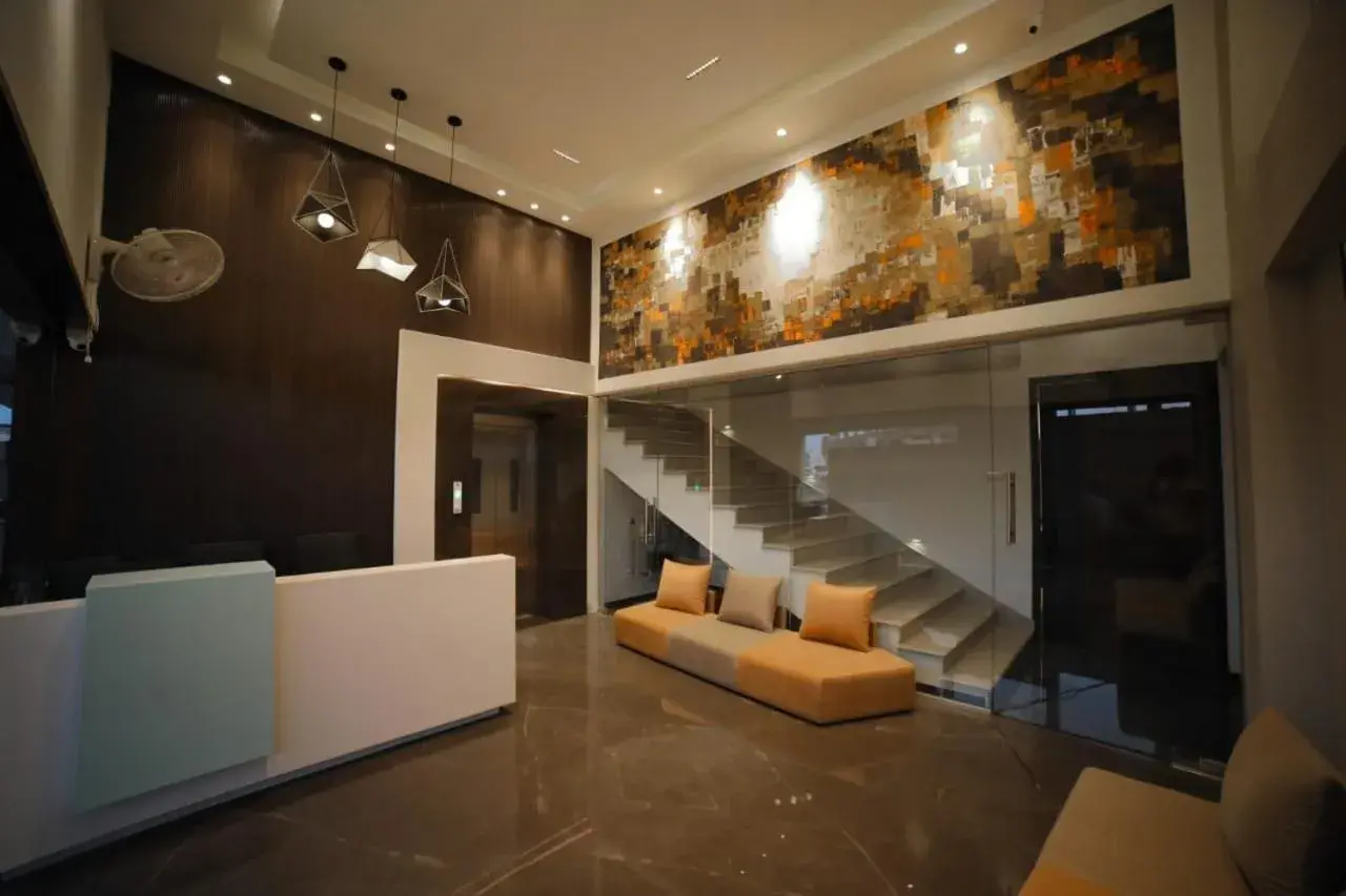 Seating area in Hotel Midland, Nanded Seating area in Hotel Midland, Nanded