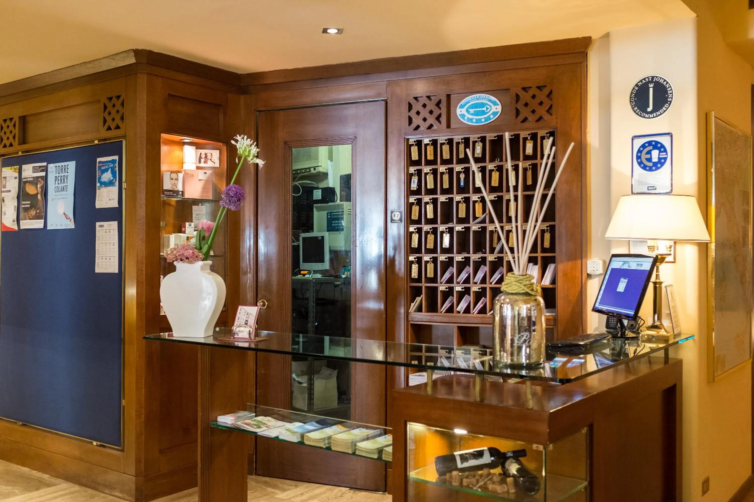 Lobby or reception in Hotel Titano