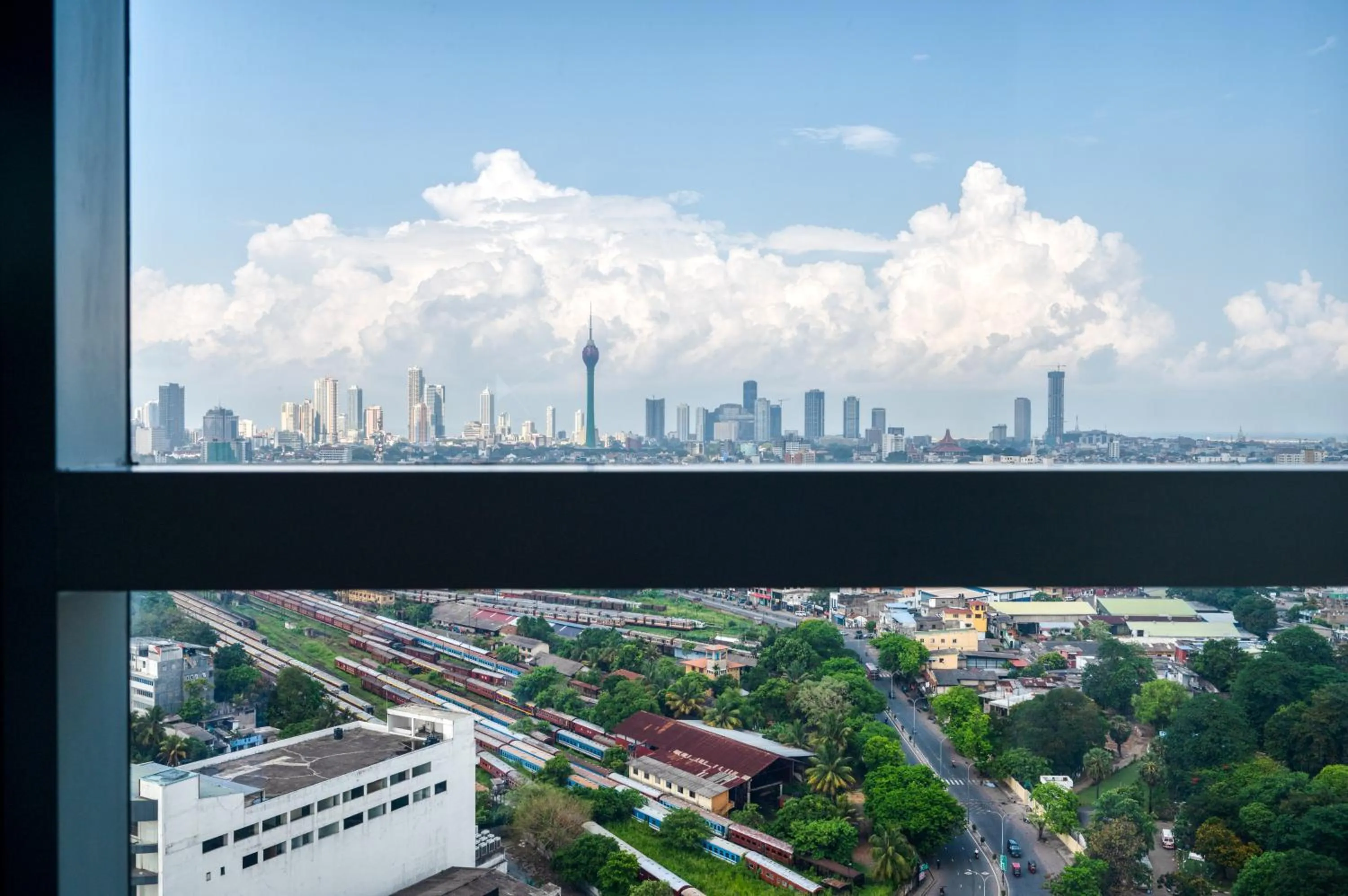 City view in Hatch House for Digital Nomads