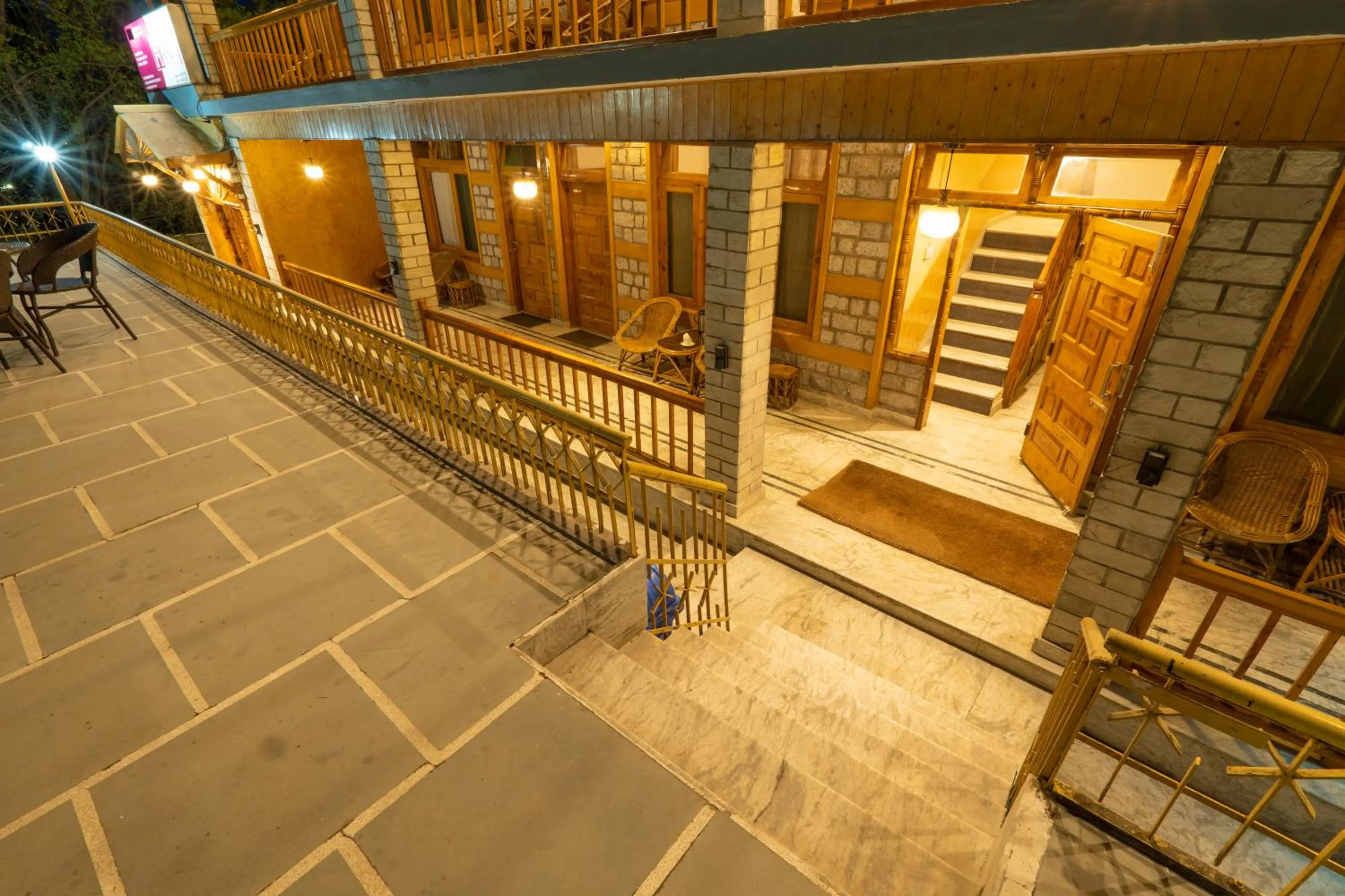 Balcony/Terrace in Holiday Home International -Vivaan Stays