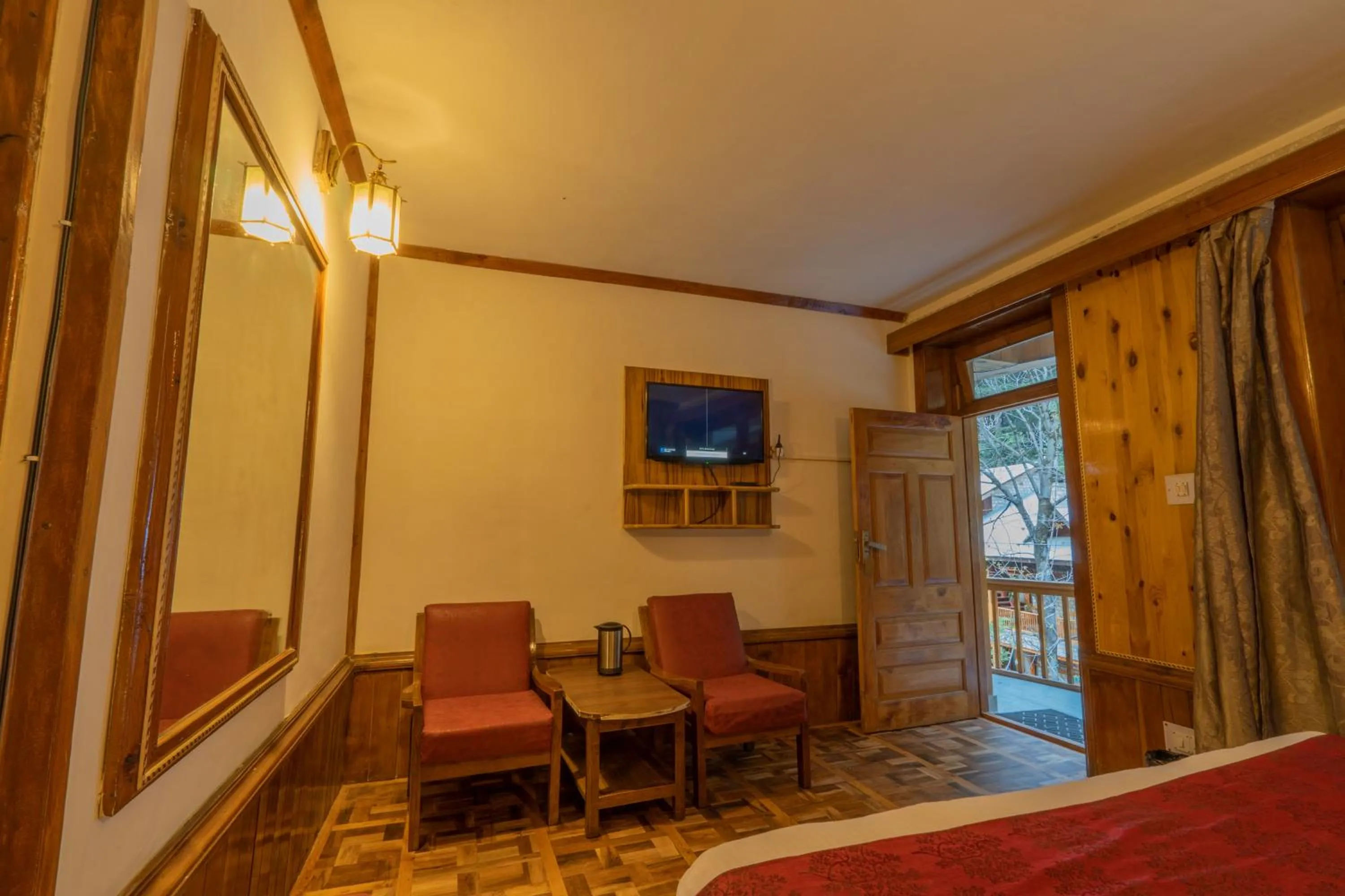 Bed in Holiday Home International -Vivaan Stays