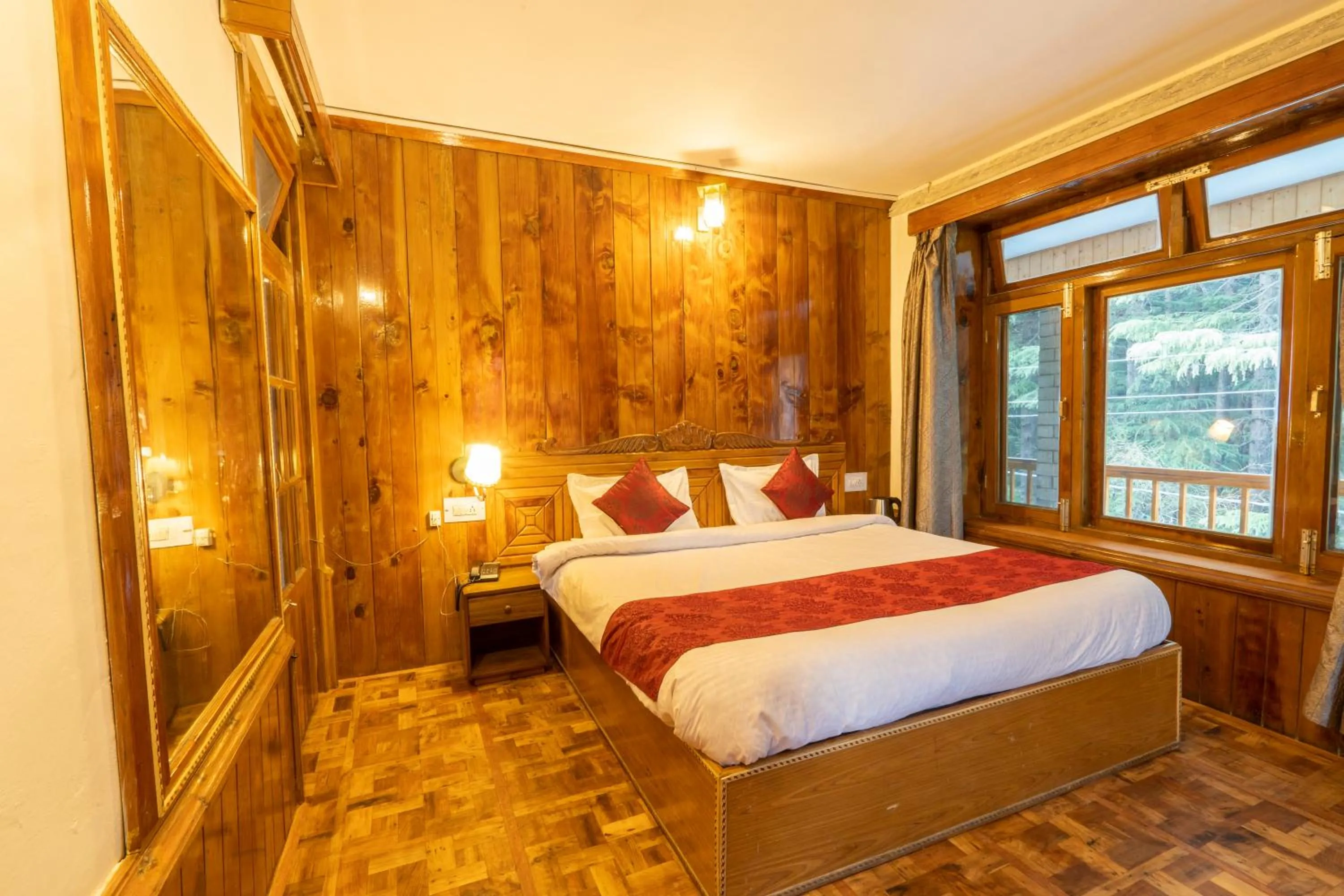 Bed in Holiday Home International -Vivaan Stays