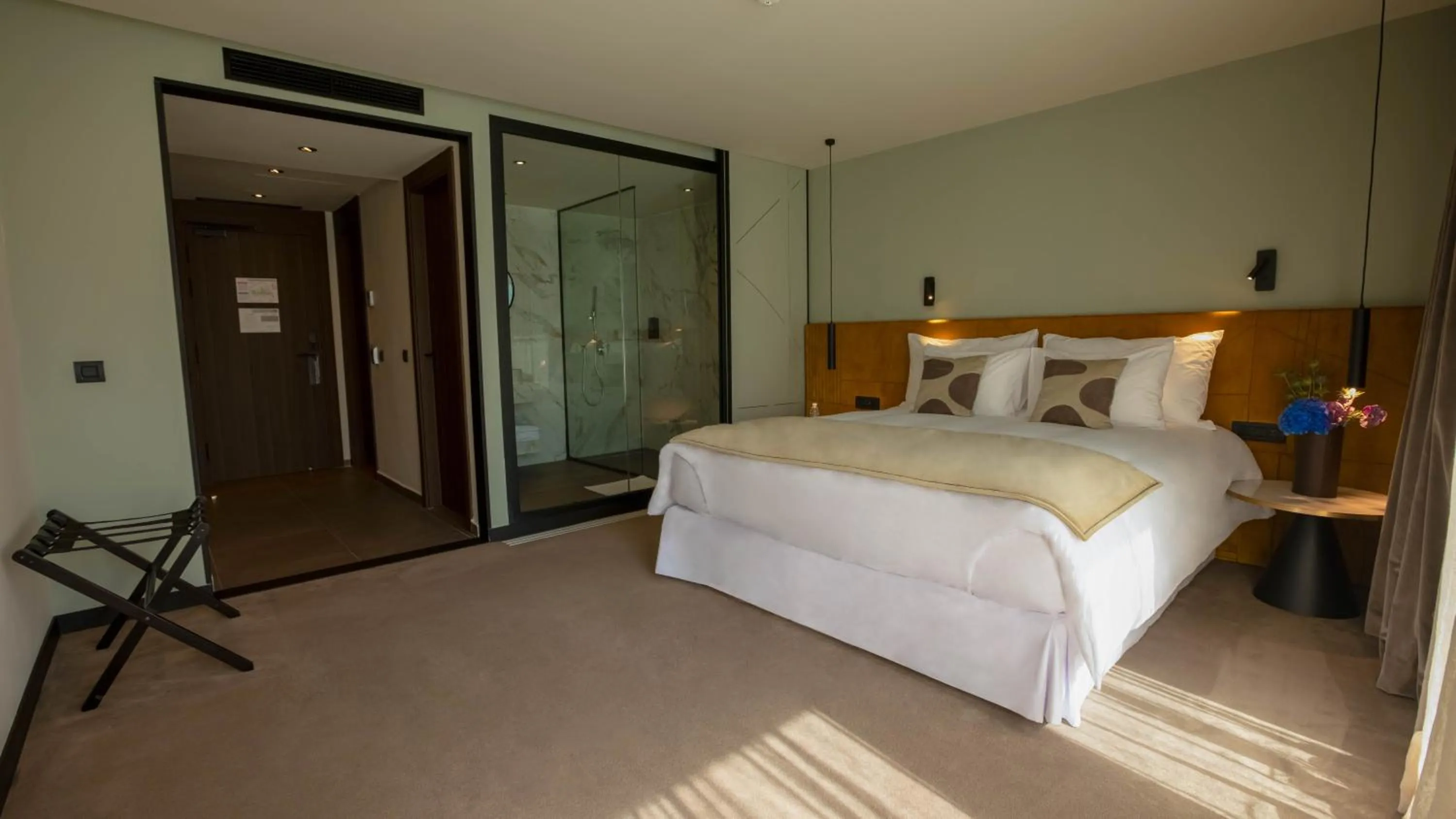 Bed in JM Suites Hotel Eco-Friendly Casablanca