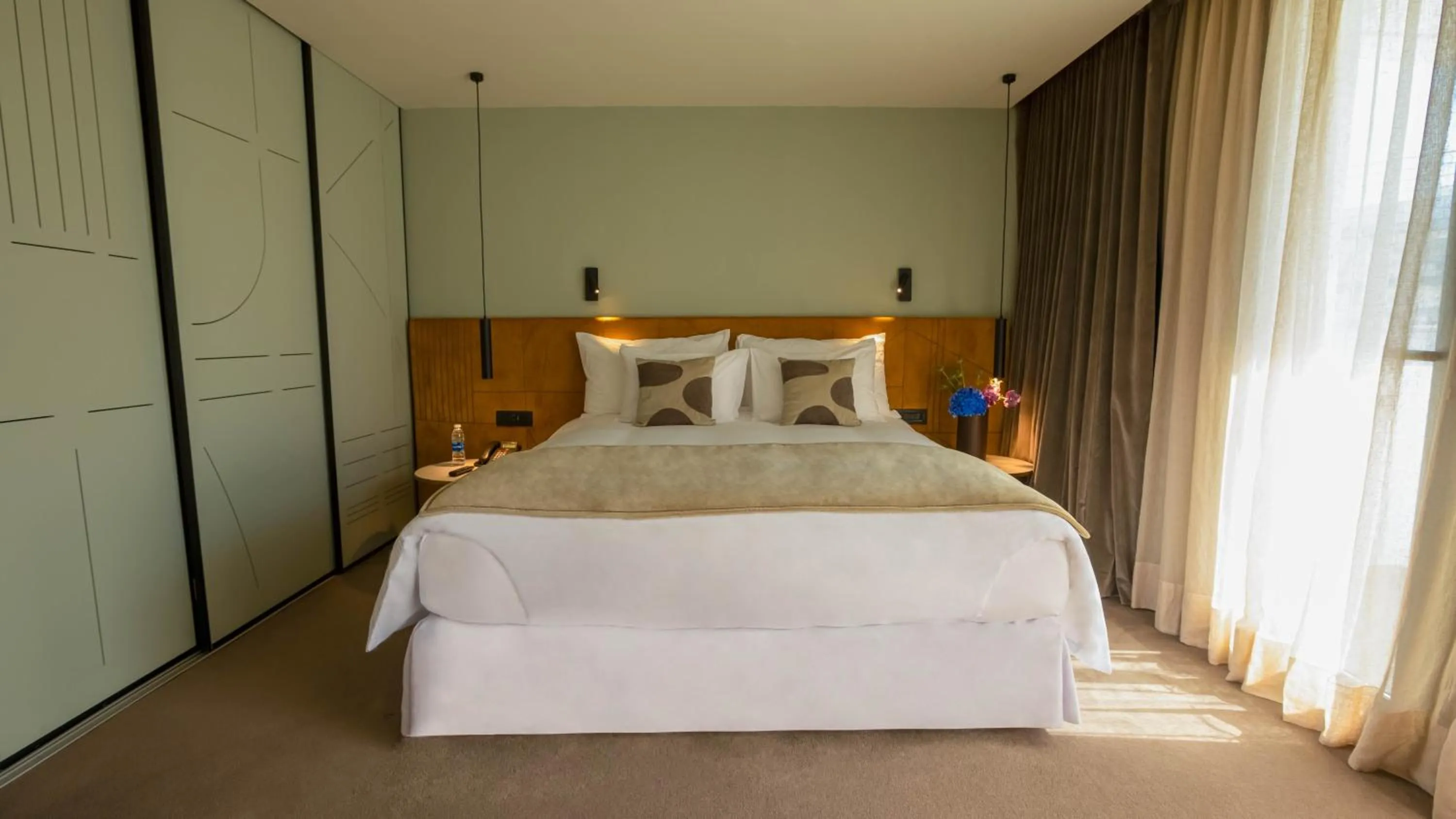 Bed in JM Suites Hotel Eco-Friendly Casablanca