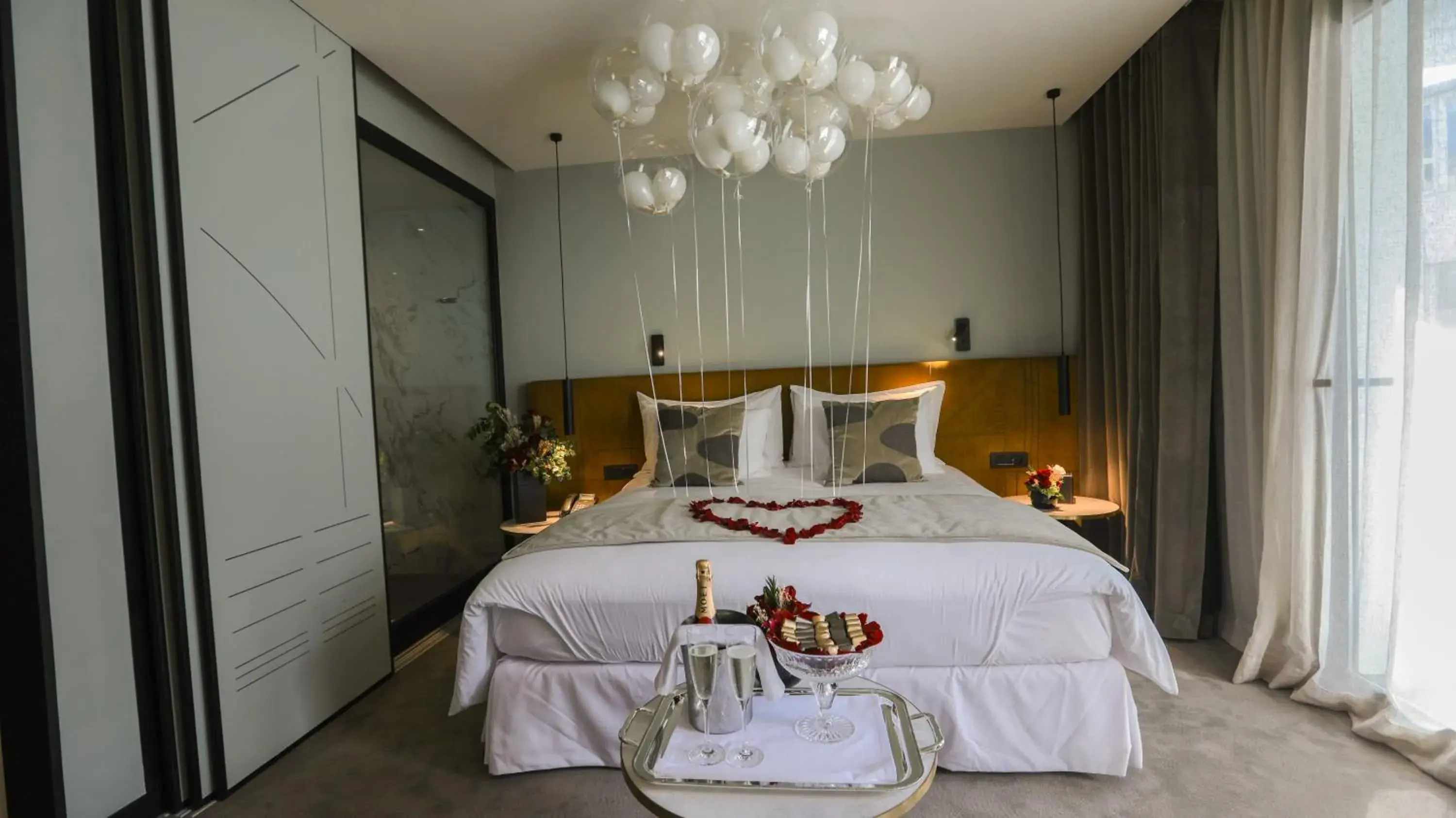 Bed in JM Suites Hotel Eco-Friendly Casablanca Bed in JM Suites Hotel Eco-Friendly Casablanca