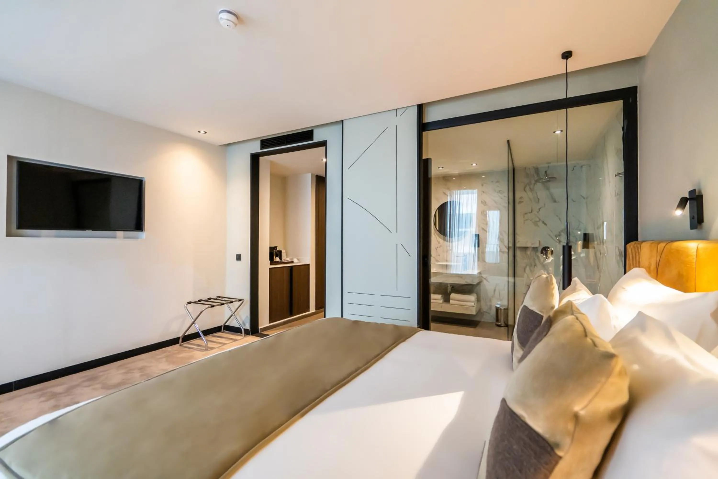 Bed in JM Suites Hotel Eco-Friendly Casablanca