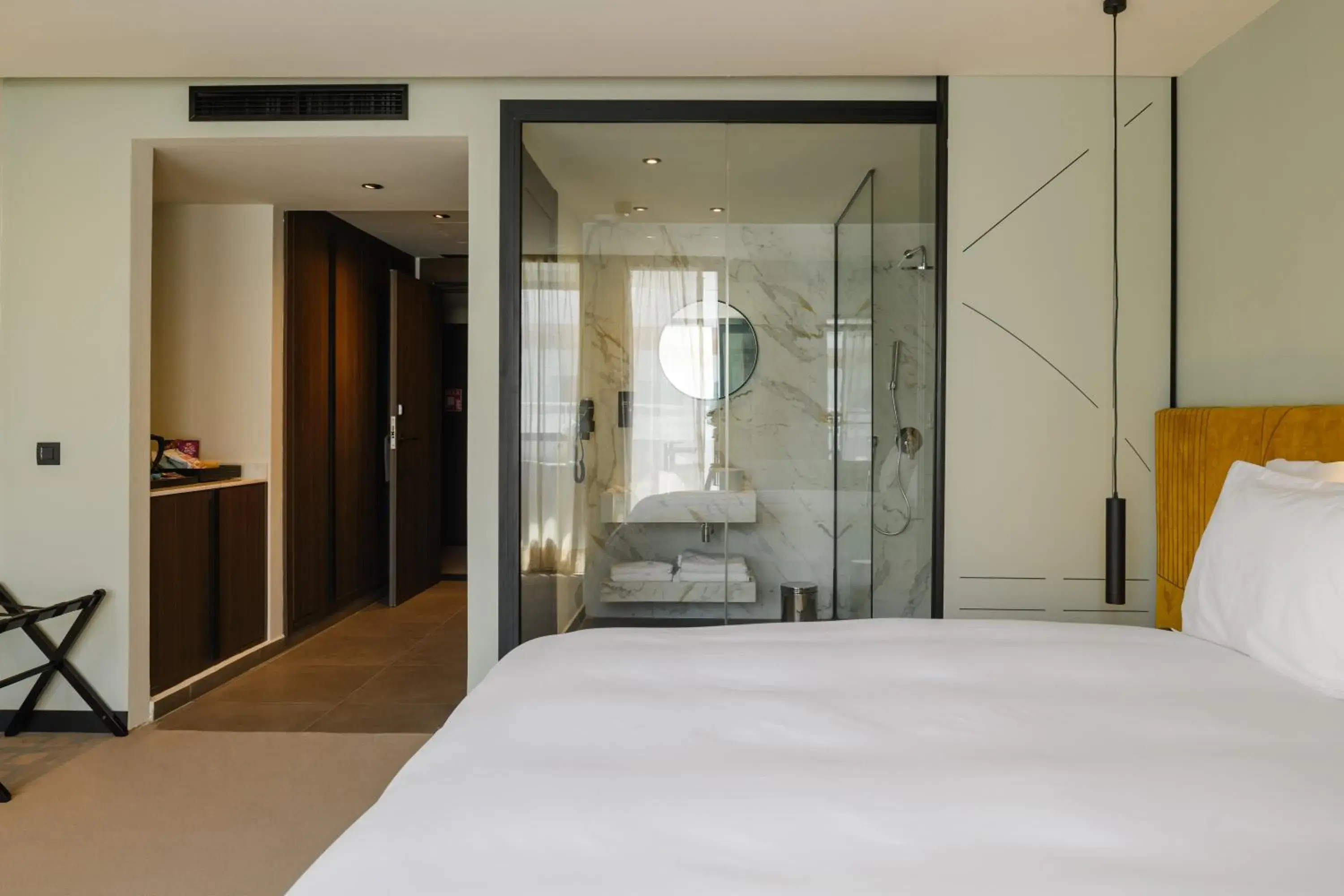 Bed in JM Suites Hotel Eco-Friendly Casablanca Bed in JM Suites Hotel Eco-Friendly Casablanca