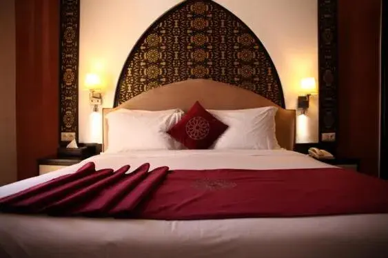 Bed in El Minzah Hotel