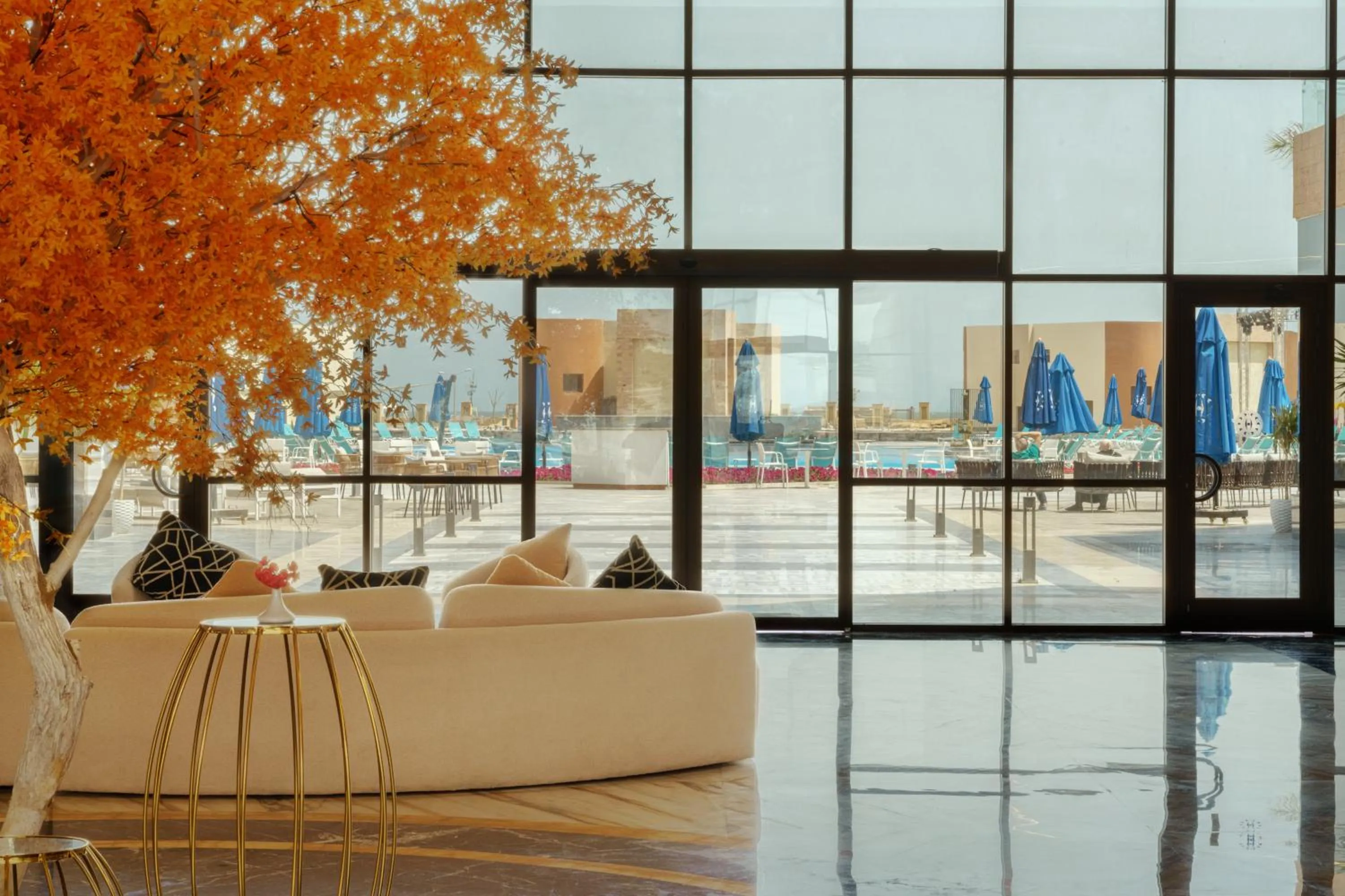 Patio in Helnan Hotel - Port Fouad