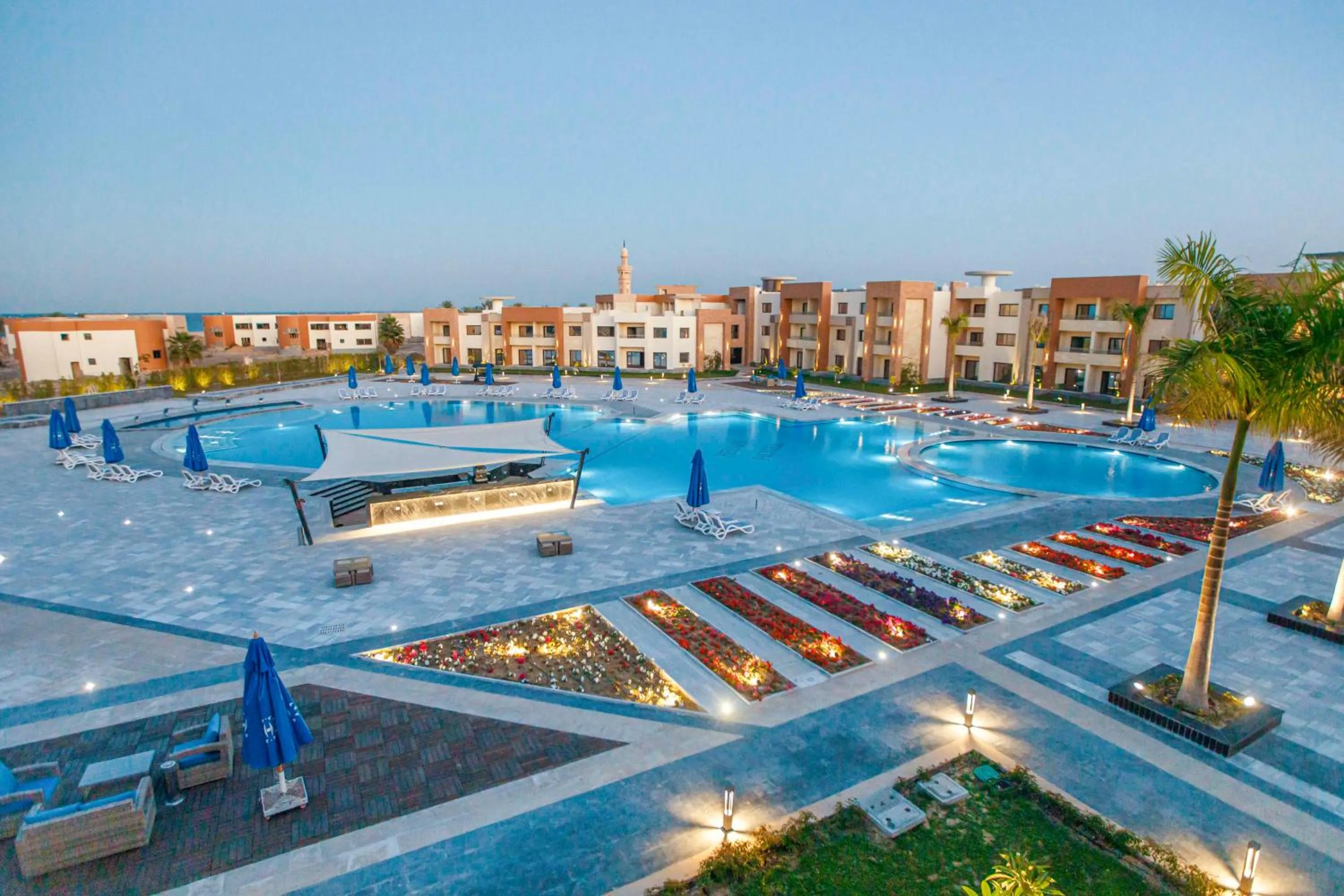 Swimming pool in Helnan Hotel - Port Fouad