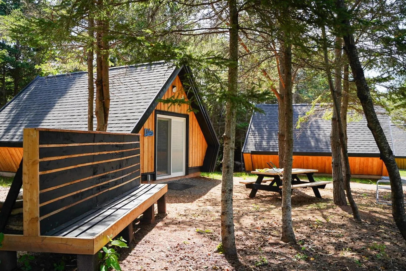 Property building in Wild Pines Cabins