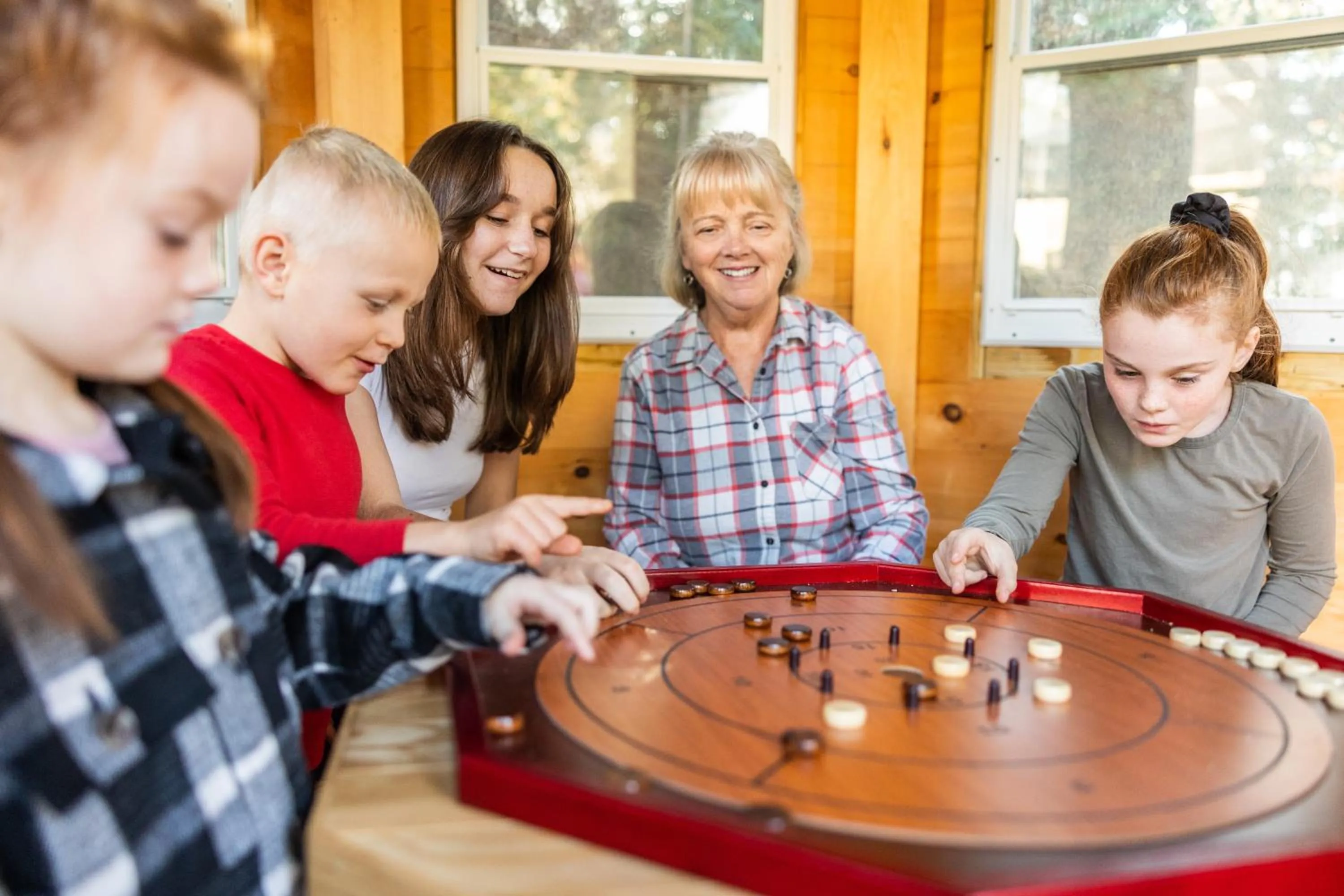 Game Room in Wild Pines Cabins