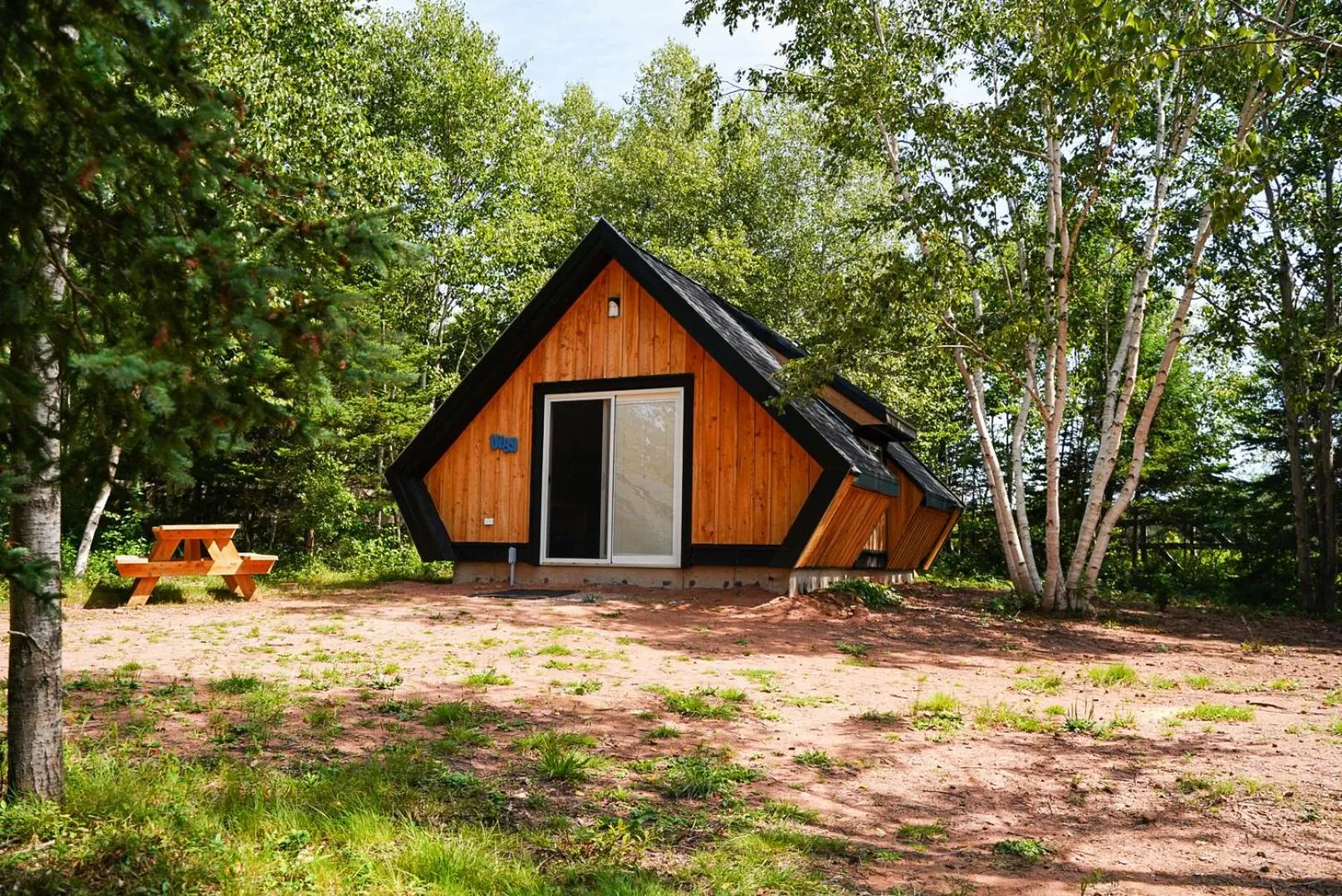 Property building in Wild Pines Cabins