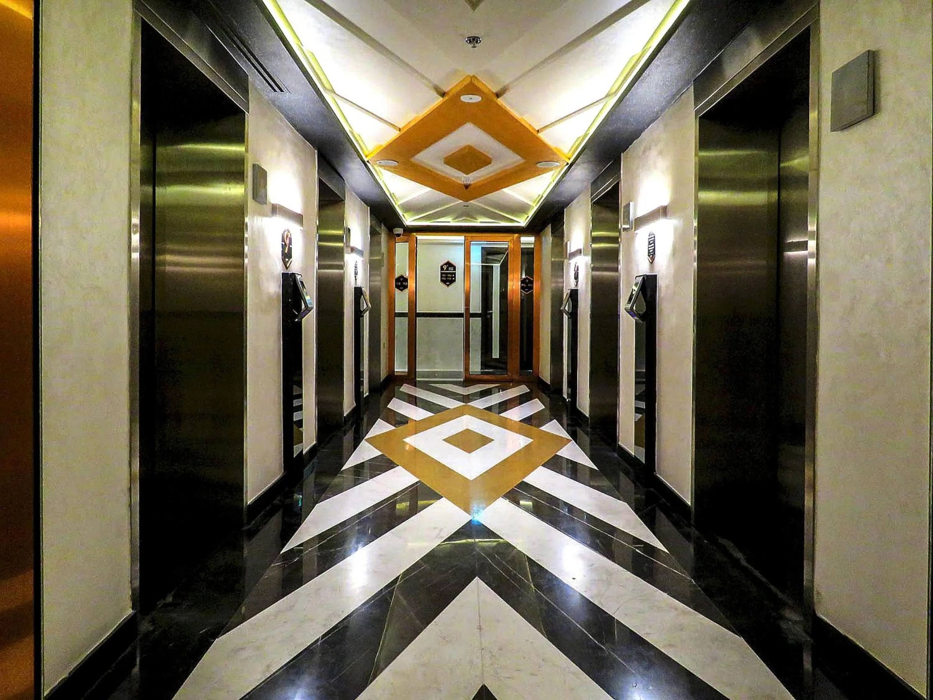 elevator in OYO 943 Home Bayz Danube studio