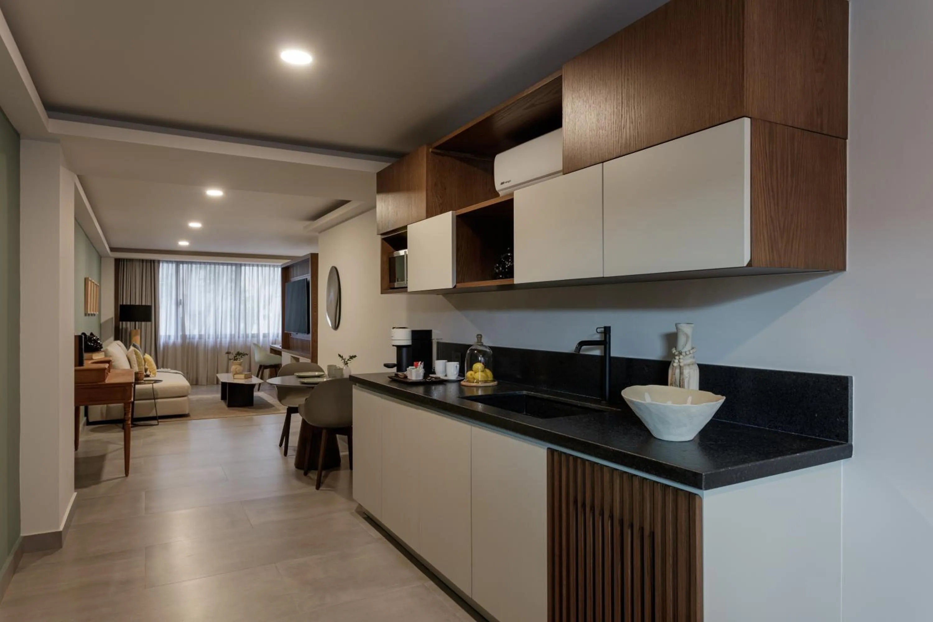 Kitchen or kitchenette in Origen 438 Luxury Boutique Hotel