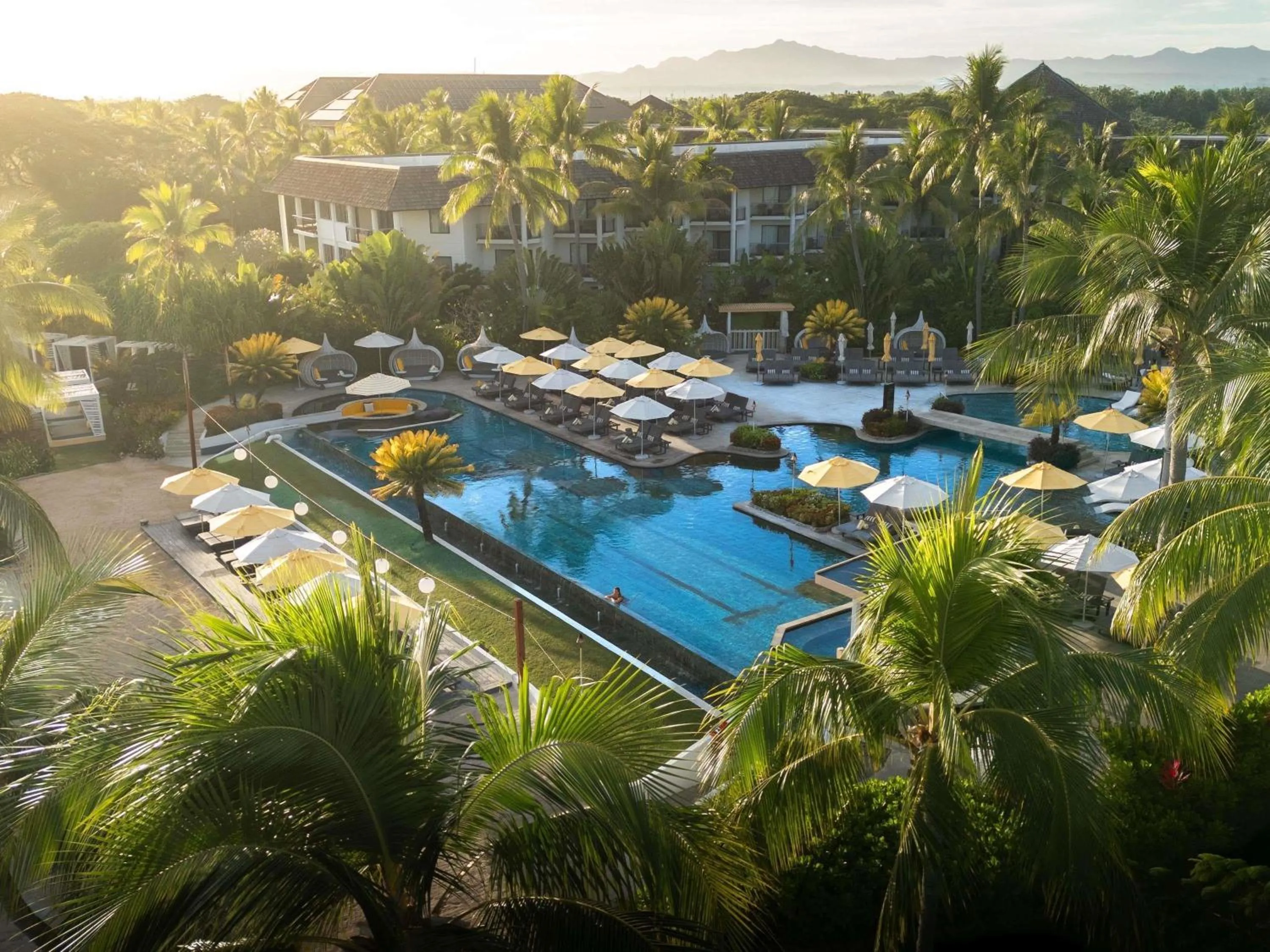 Pool view in Sofitel Fiji Resort & Spa