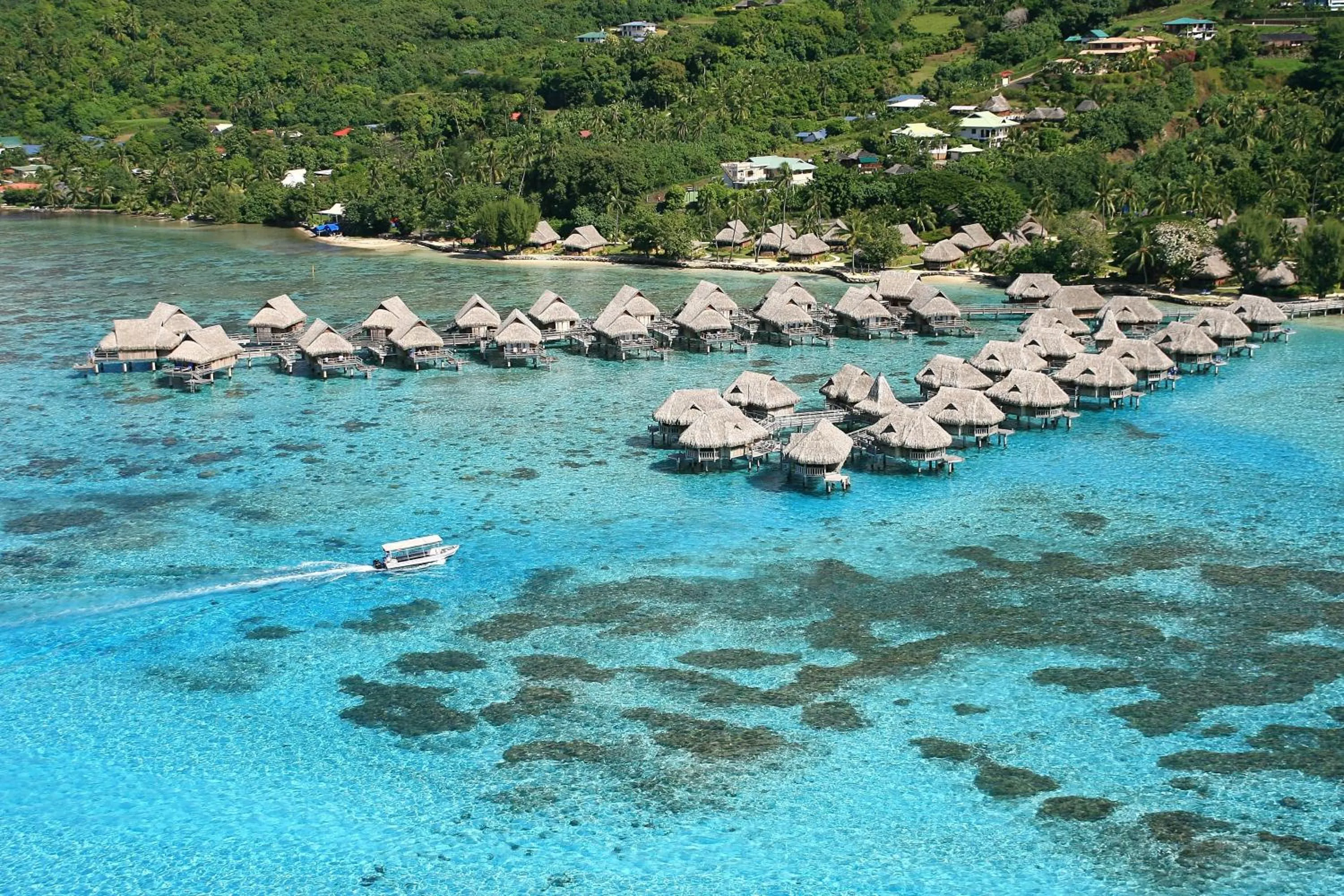 Bird's eye view in Sofitel Kia Ora Moorea Beach Resort