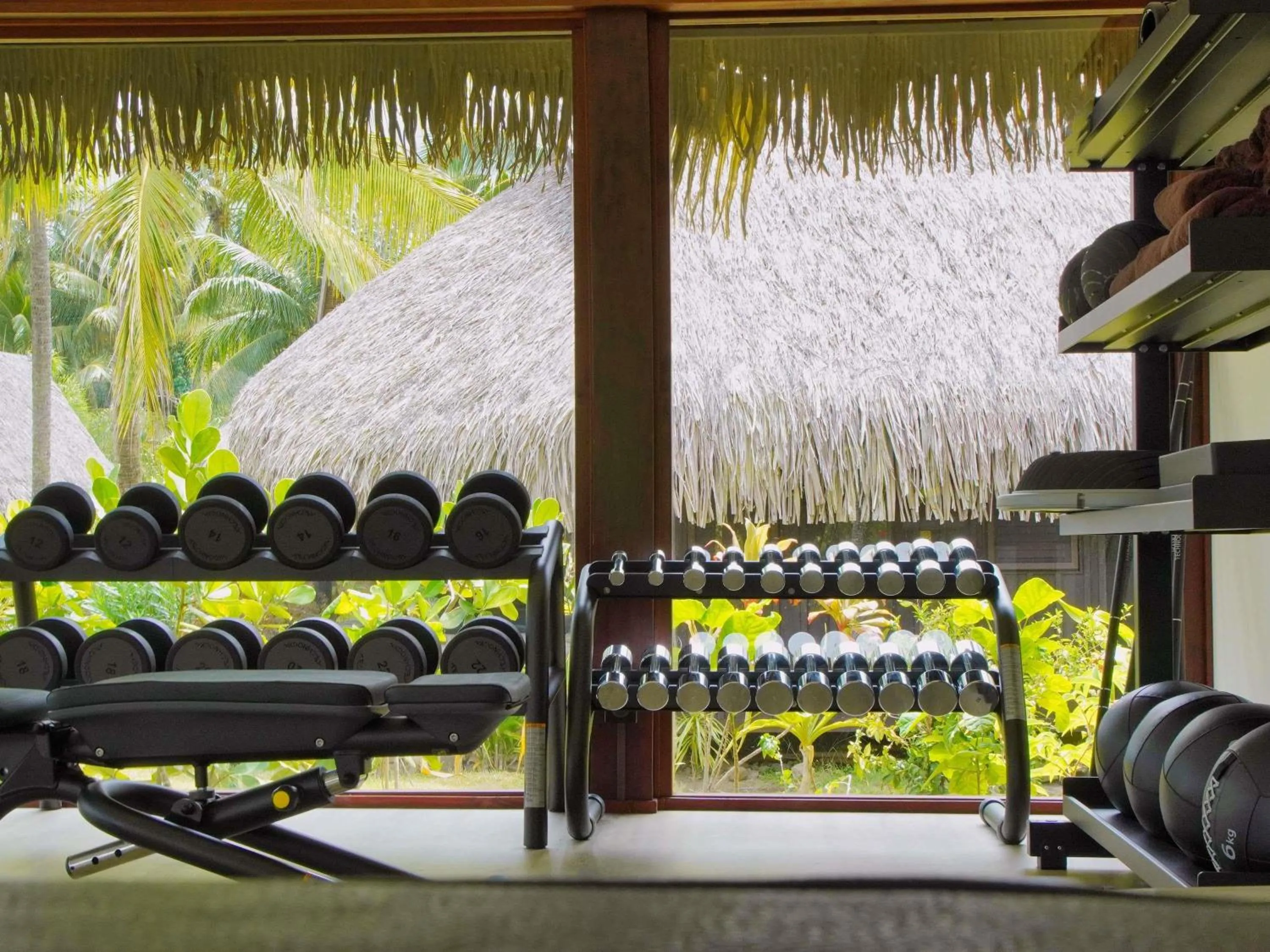 Fitness centre/facilities in Sofitel Kia Ora Moorea Beach Resort