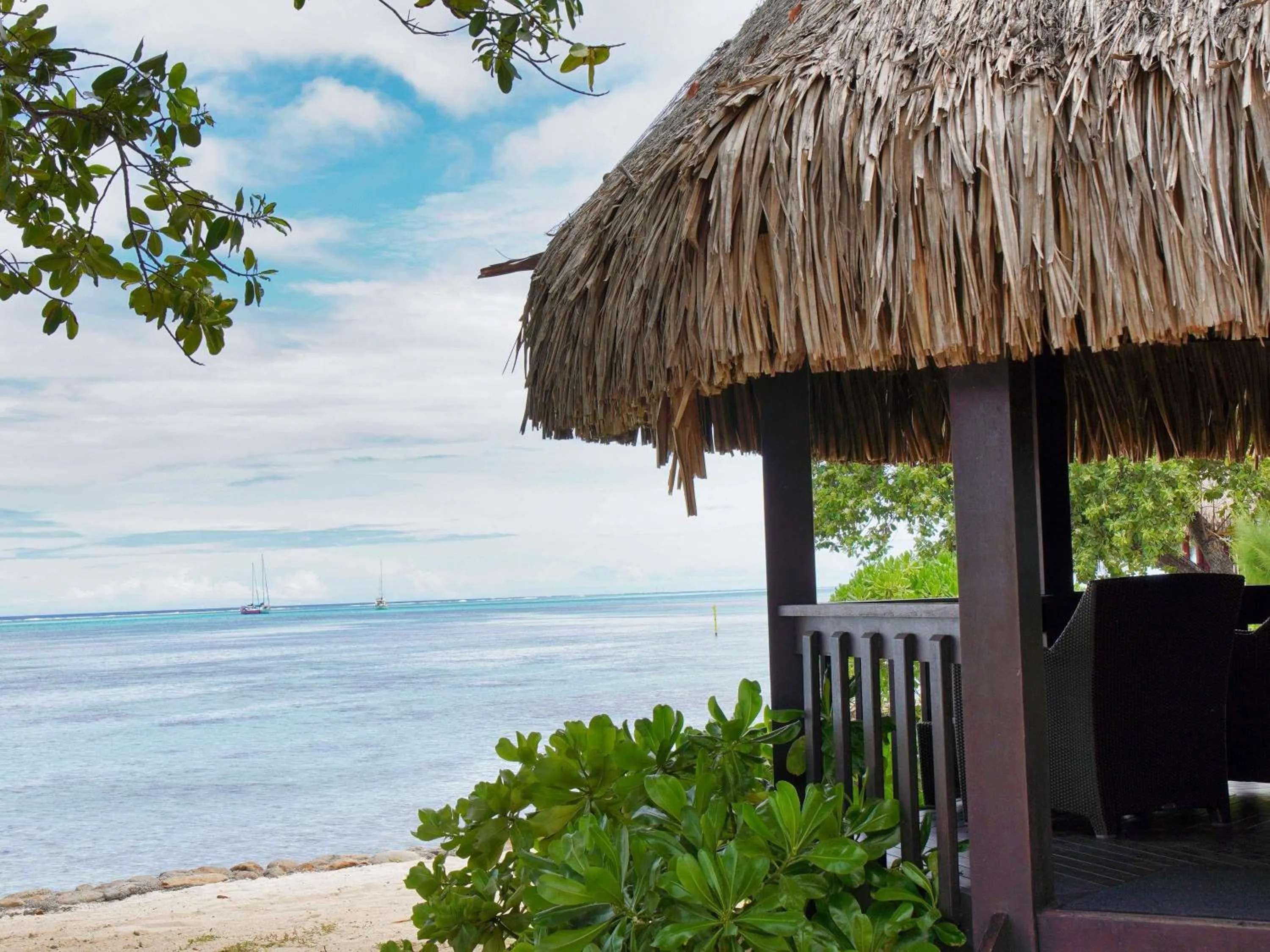 Bedroom in Sofitel Kia Ora Moorea Beach Resort