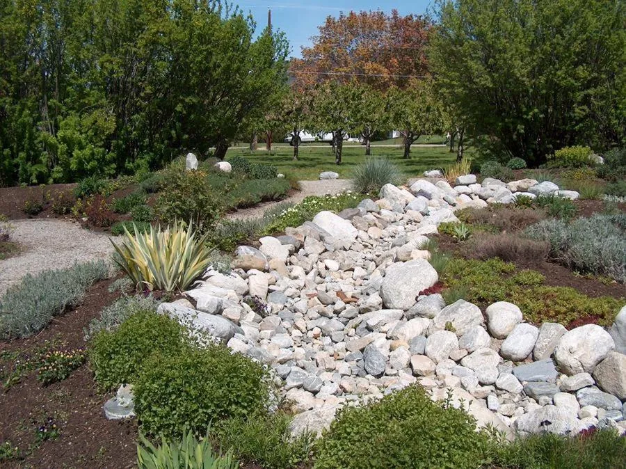 Garden view in Naramata Centre