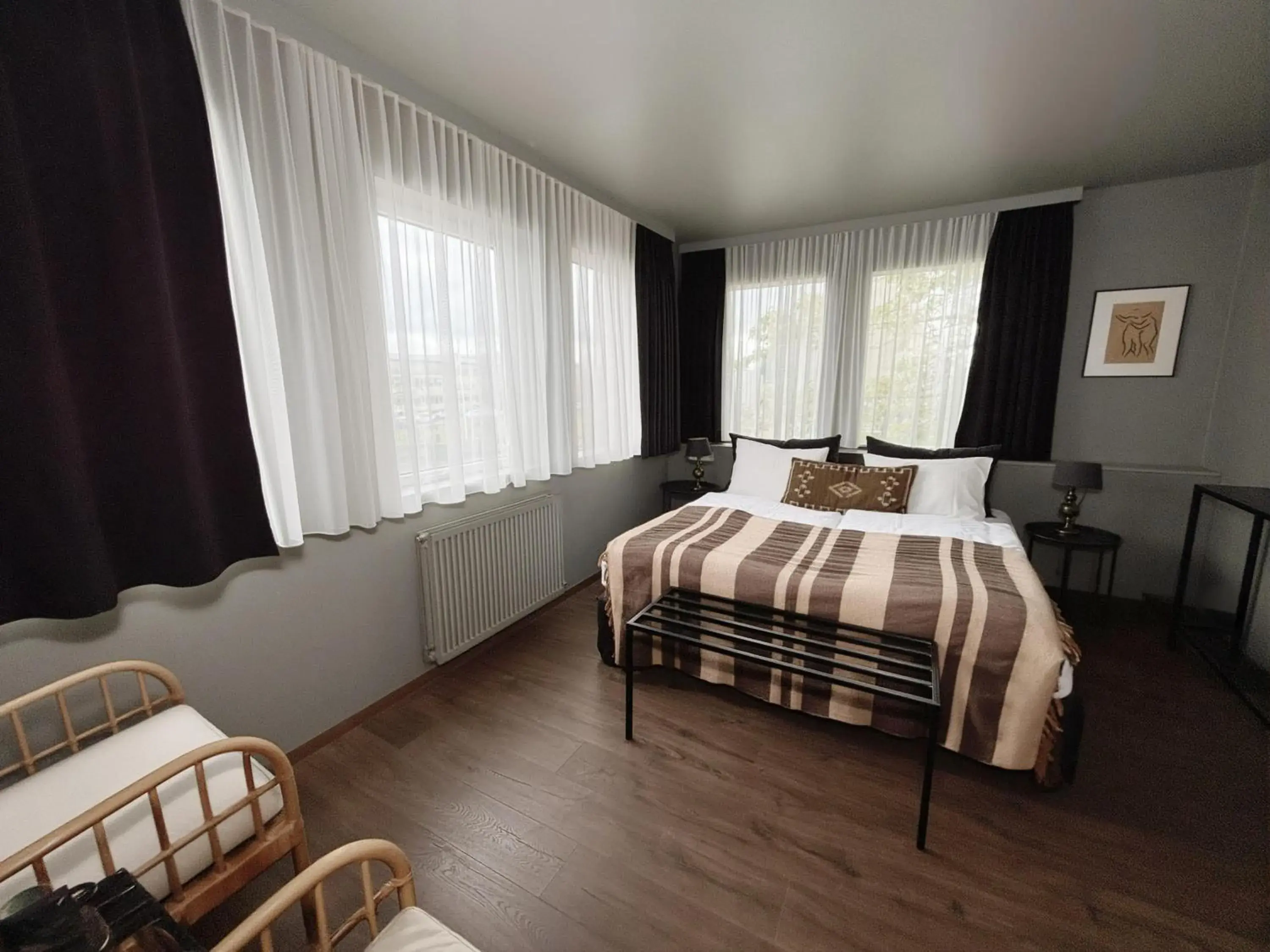 Bed in Hotel Leifur Eiriksson Bed in Hotel Leifur Eiriksson