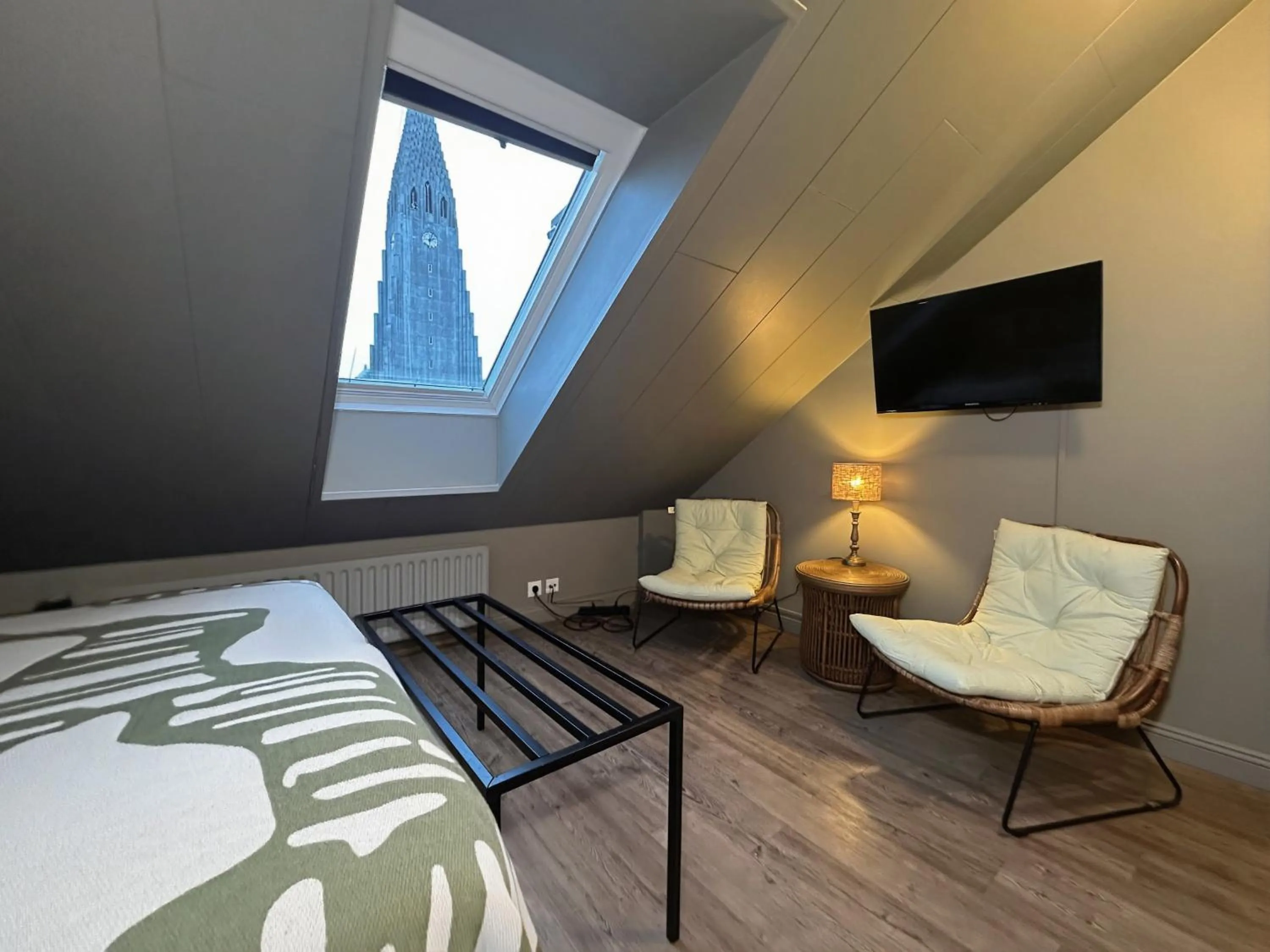 TV and multimedia, Bed in Hotel Leifur Eiriksson