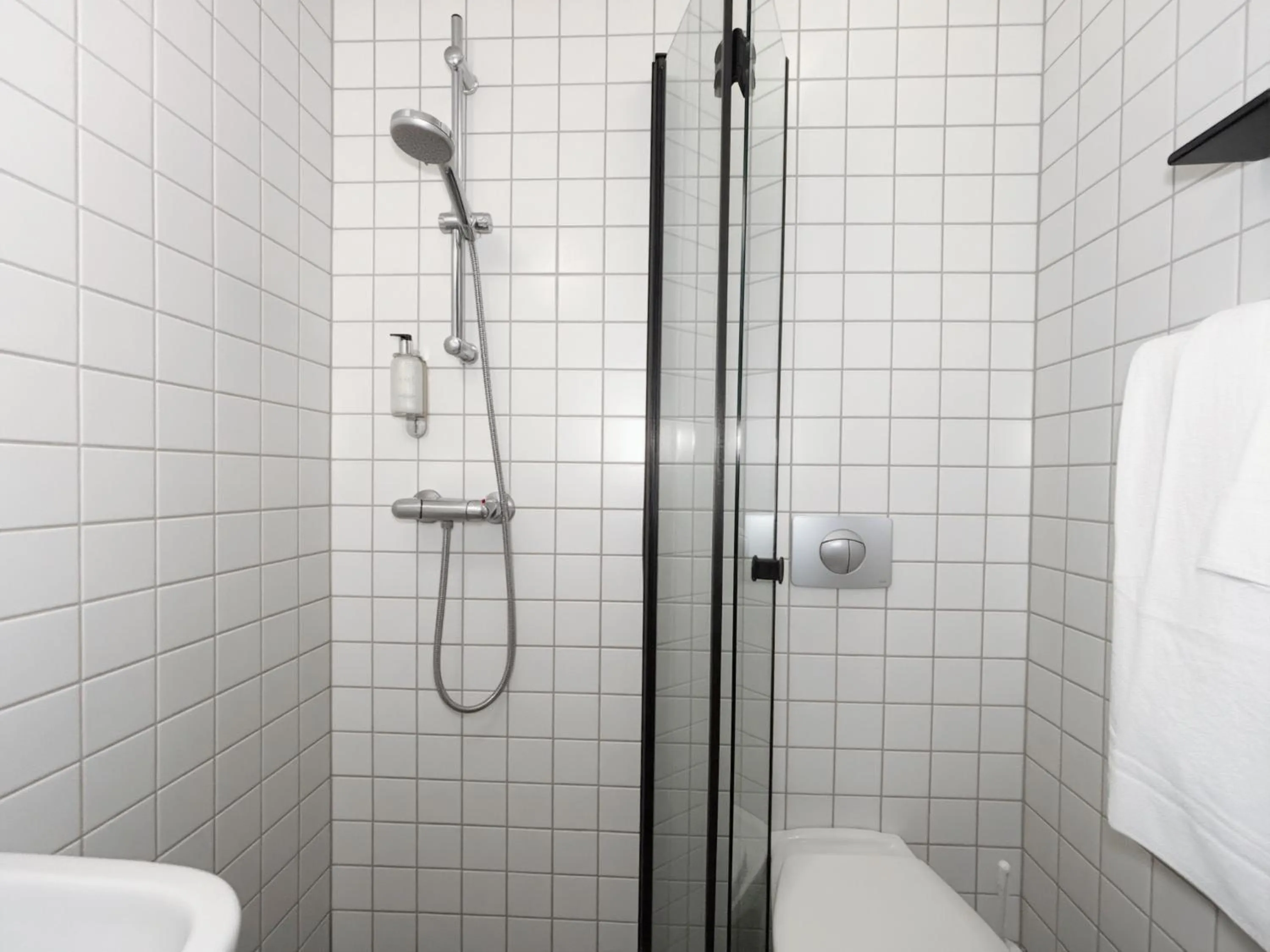 Shower in Hotel Leifur Eiriksson