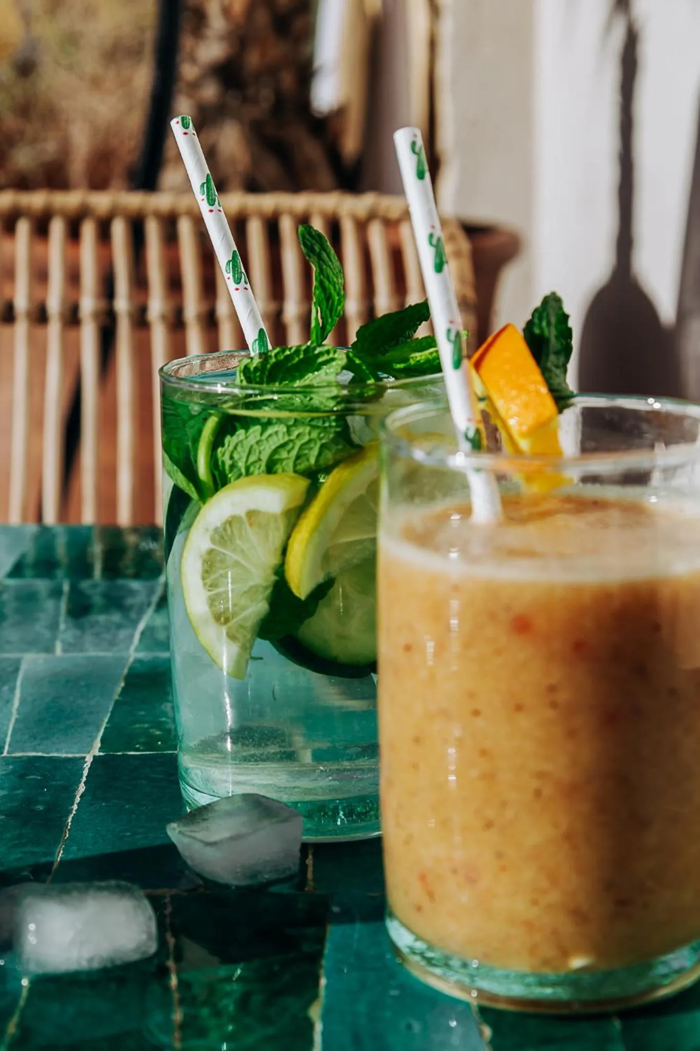 Food and drinks in Riad Villa Wengé & Spa