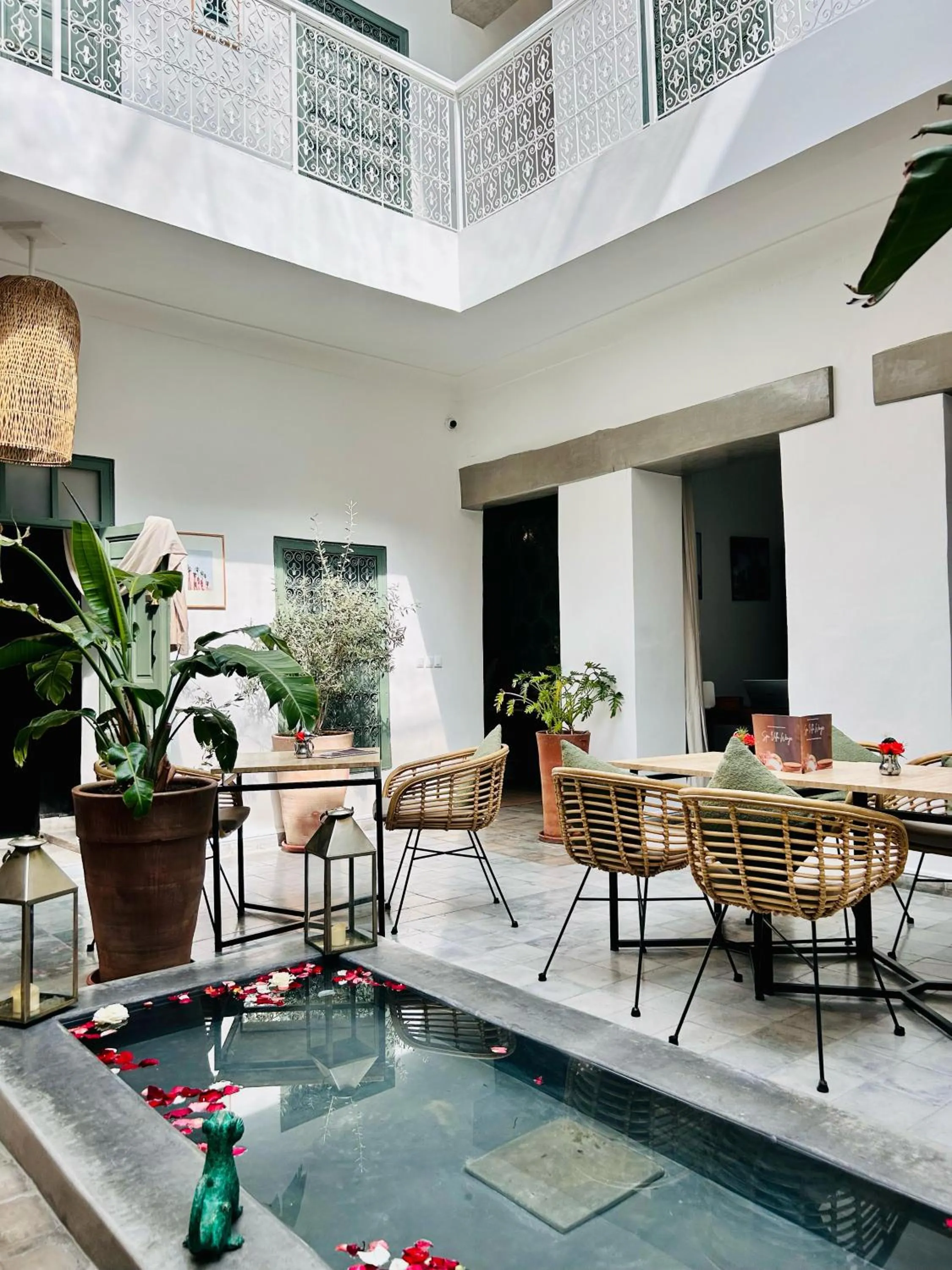 Patio in Riad Villa Wengé & Spa