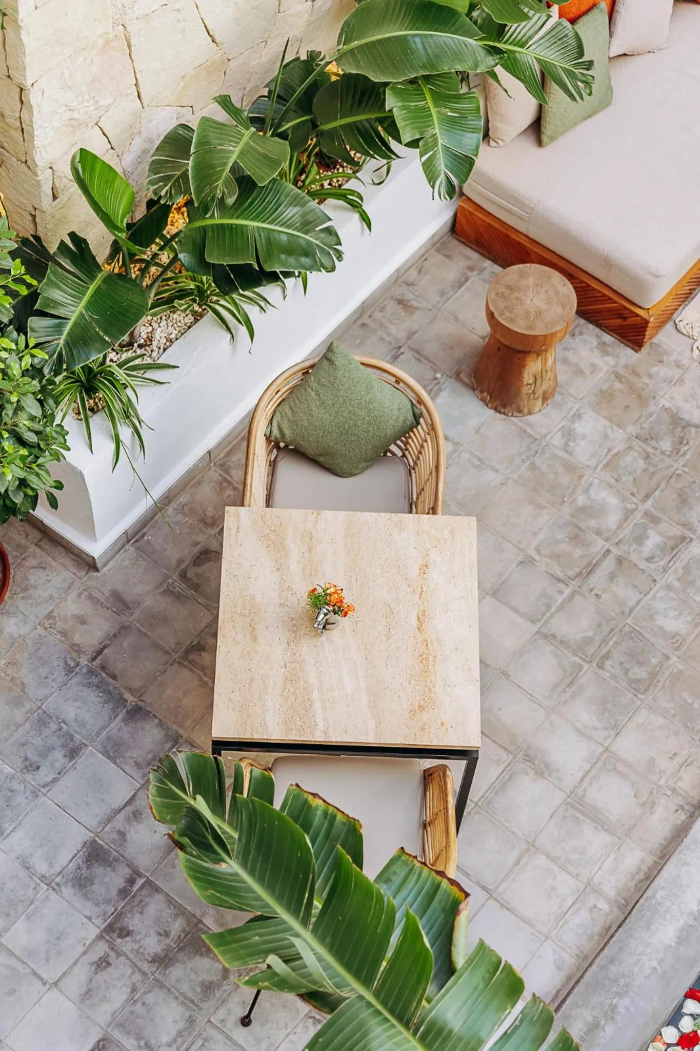 Patio in Riad Villa Wengé & Spa