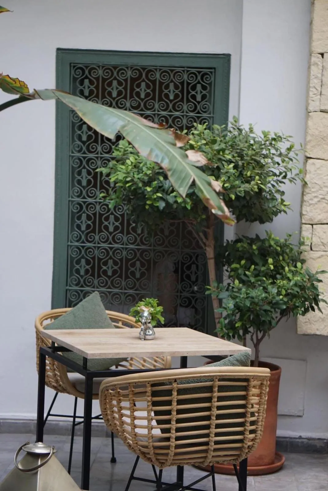 Decorative detail in Riad Villa Wengé & Spa