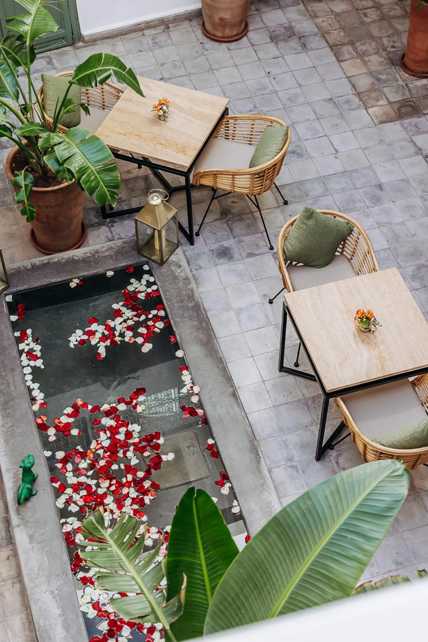 Patio in Riad Villa Wengé & Spa