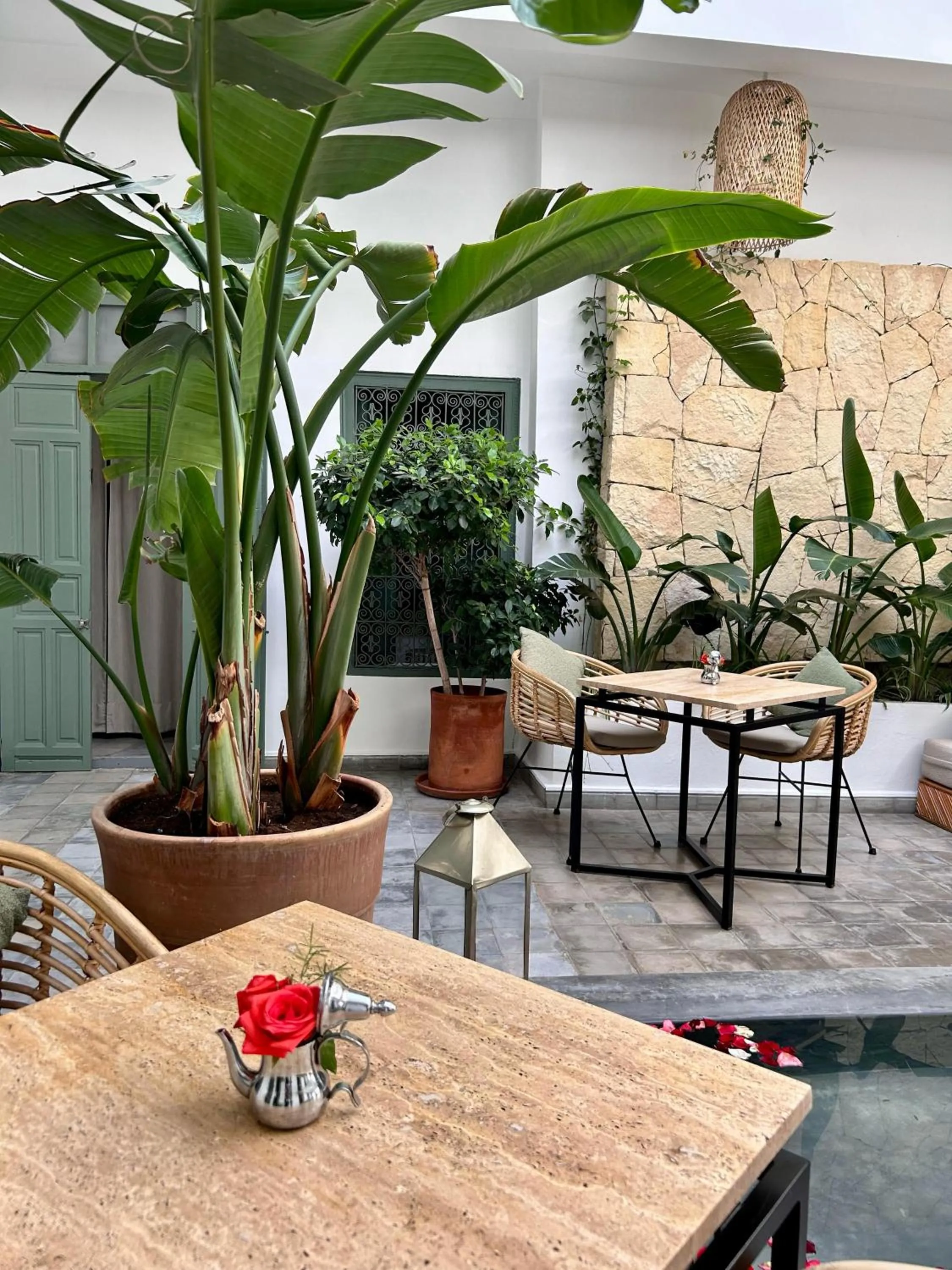 Decorative detail in Riad Villa Wengé & Spa